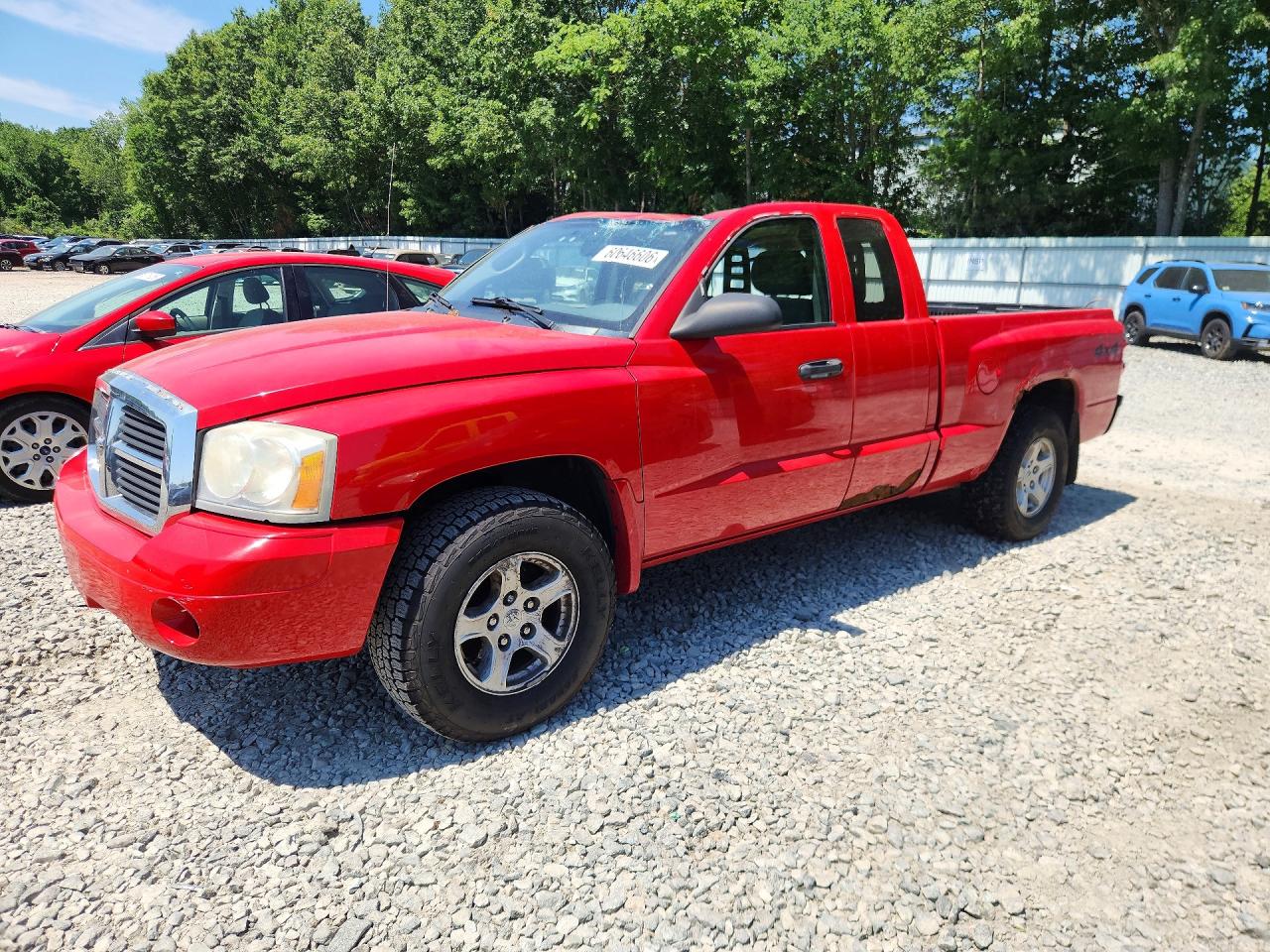 2006 Dodge Dakota Slt Red vin: 1D7HW42K86S560150
