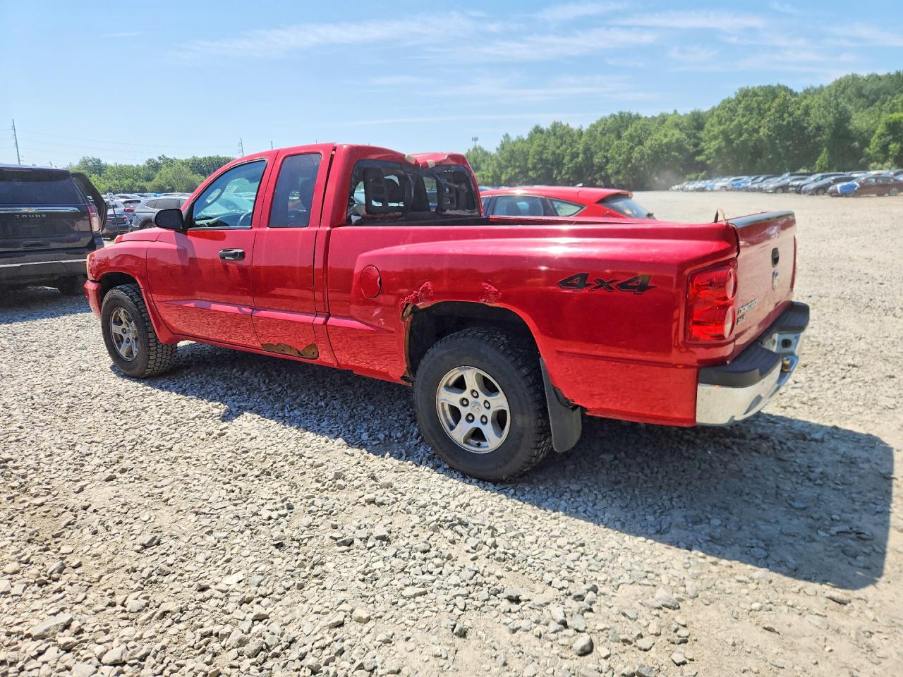 2006 Dodge Dakota Slt Red vin: 1D7HW42K86S560150