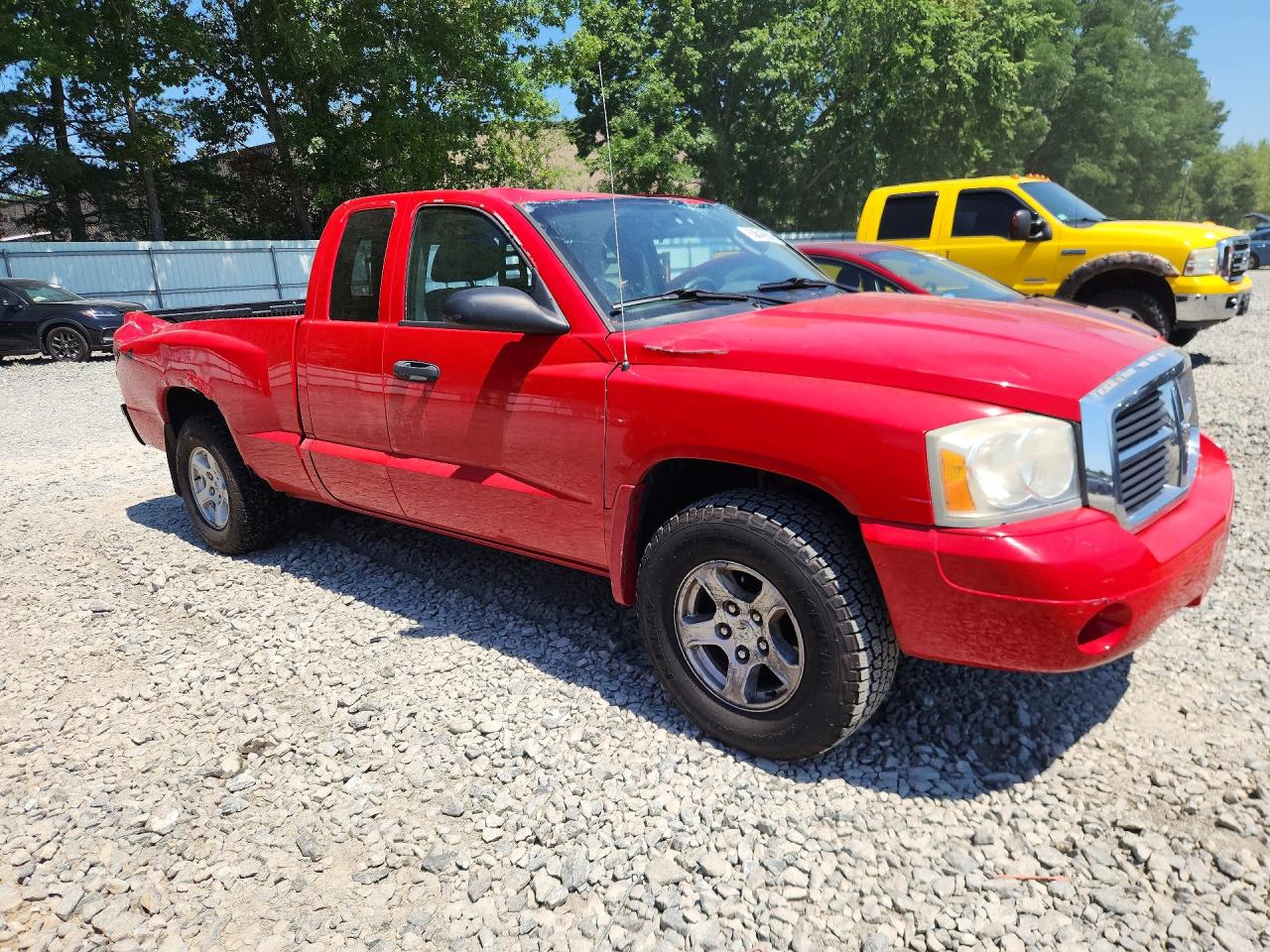 2006 Dodge Dakota Slt Red vin: 1D7HW42K86S560150