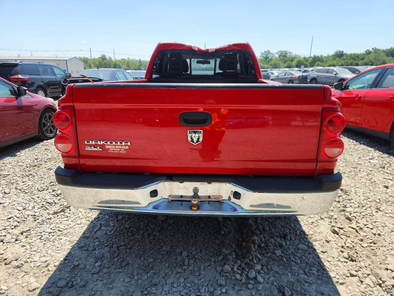 2006 Dodge Dakota Slt Red vin: 1D7HW42K86S560150
