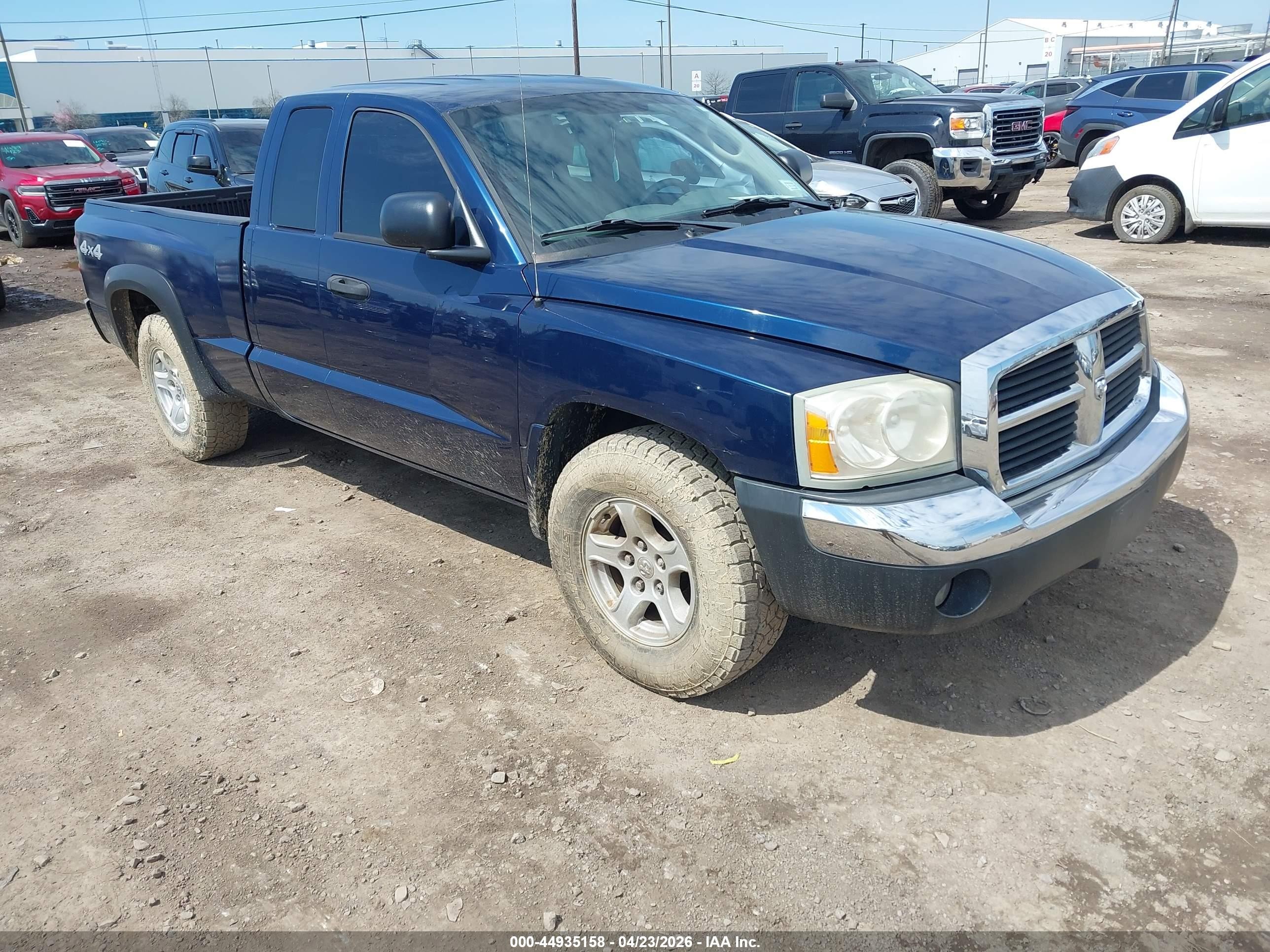 2005 Dodge Dakota Slt Blue vin: 1D7HW42KX5S226071