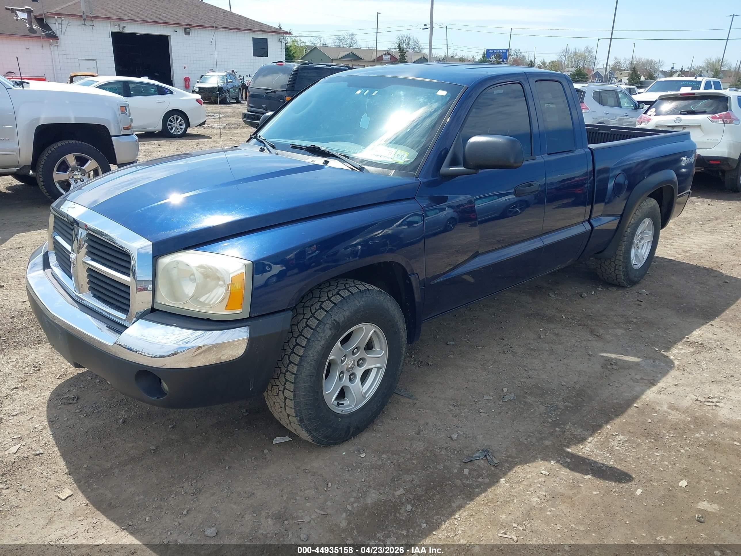 2005 Dodge Dakota Slt Blue vin: 1D7HW42KX5S226071