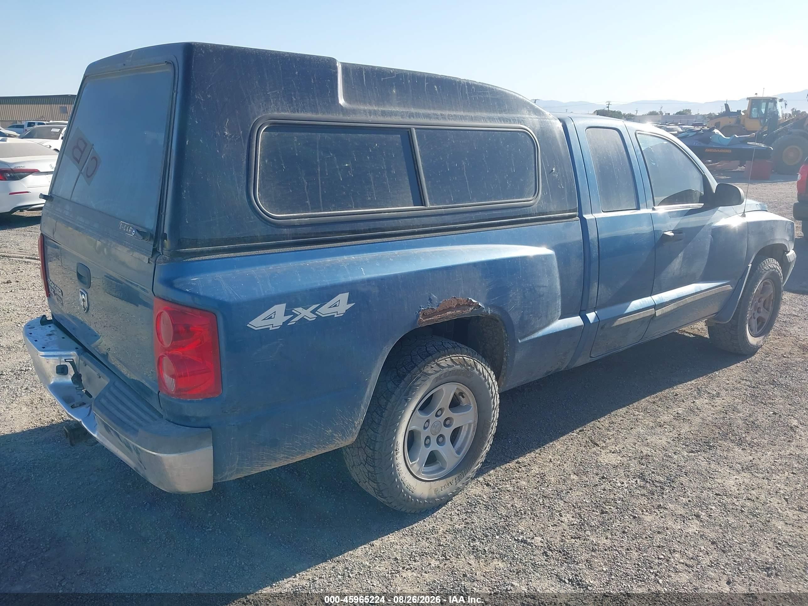 2005 Dodge Dakota Slt Blue vin: 1D7HW42KX5S293091