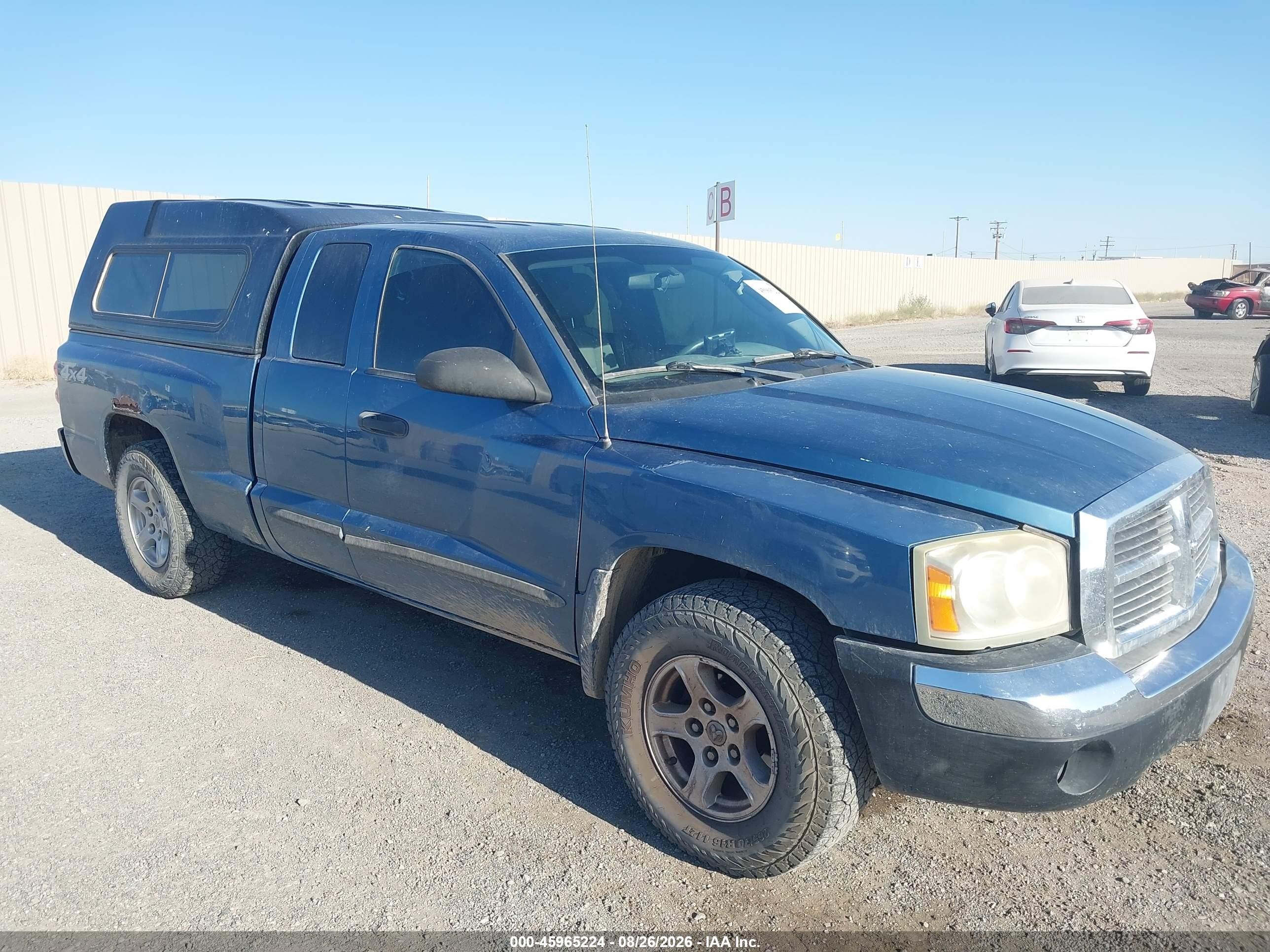 2005 Dodge Dakota Slt Blue vin: 1D7HW42KX5S293091