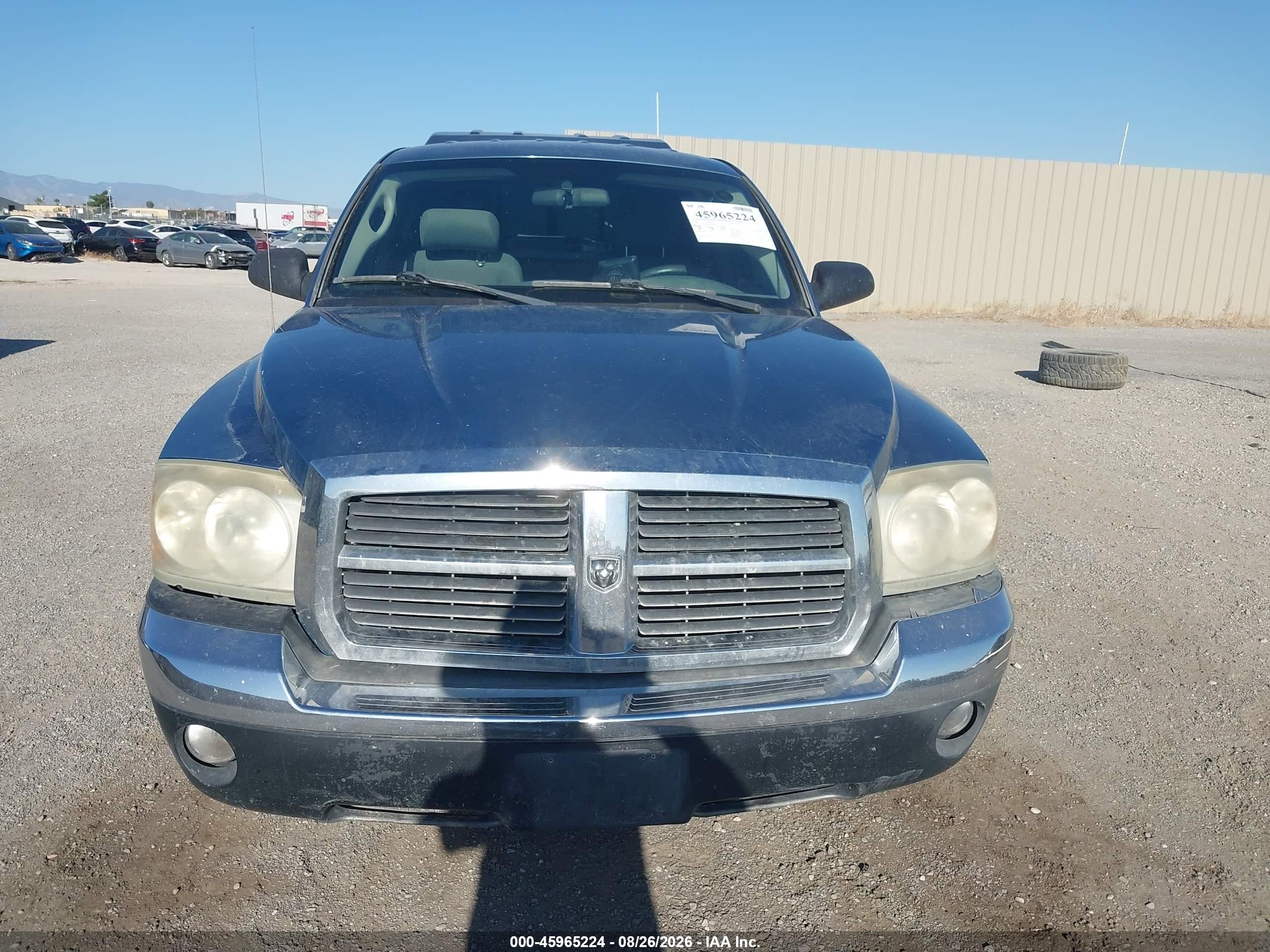 2005 Dodge Dakota Slt Blue vin: 1D7HW42KX5S293091