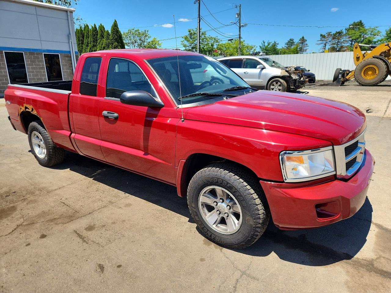 2008 Dodge Dakota Slt Red vin: 1D7HW42N18S564554