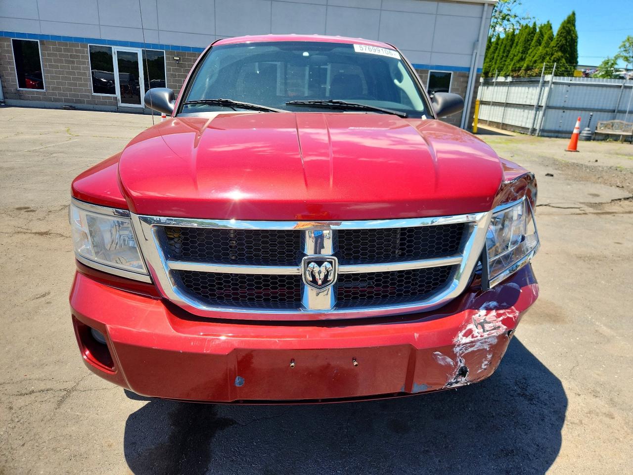 2008 Dodge Dakota Slt Red vin: 1D7HW42N18S564554
