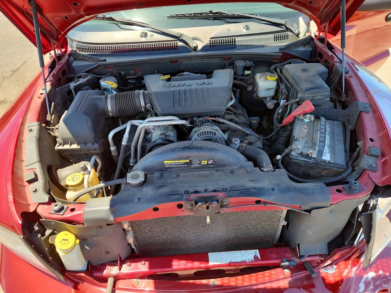 2008 Dodge Dakota Slt Red vin: 1D7HW42N18S564554