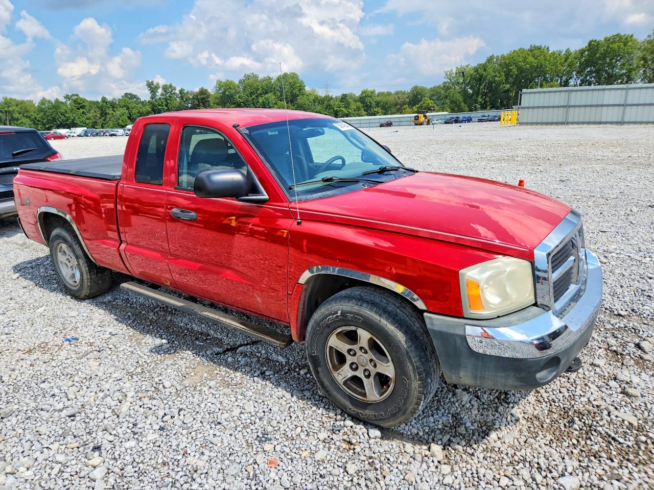 2005 Dodge Dakota Slt Red vin: 1D7HW42N25S189317