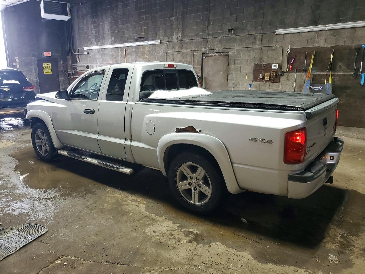 2008 Dodge Dakota Slt Silver vin: 1D7HW42N38S598415