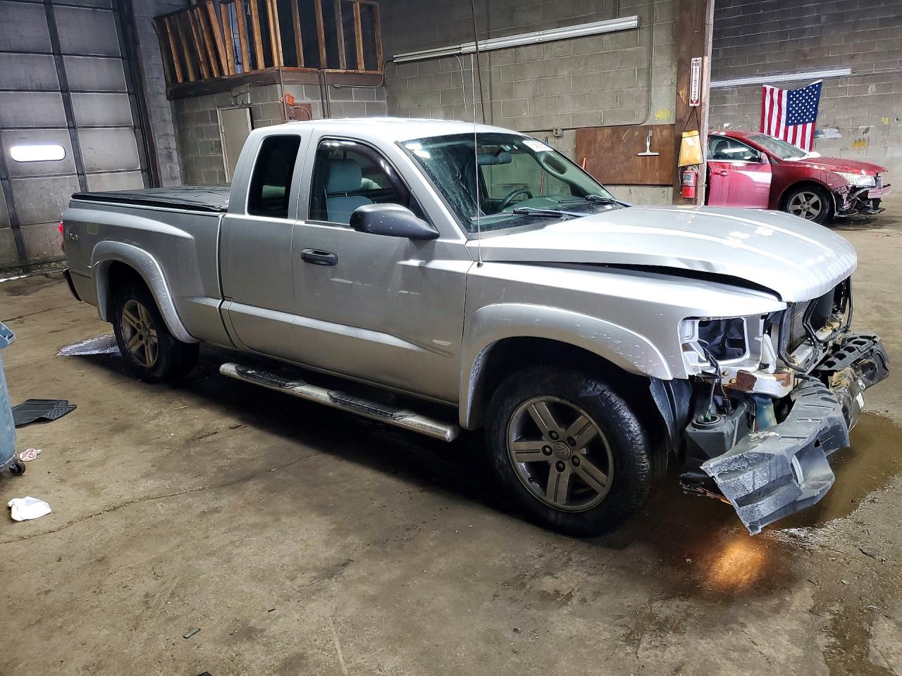 2008 Dodge Dakota Slt Silver vin: 1D7HW42N38S598415