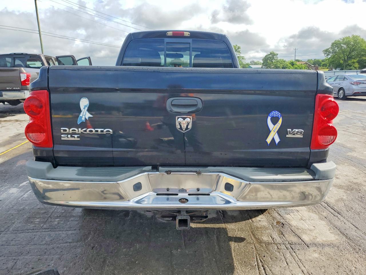 2005 Dodge Dakota Slt Black vin: 1D7HW42N55S366006