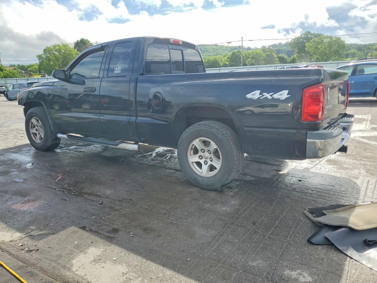 2005 Dodge Dakota Slt Black vin: 1D7HW42N55S366006
