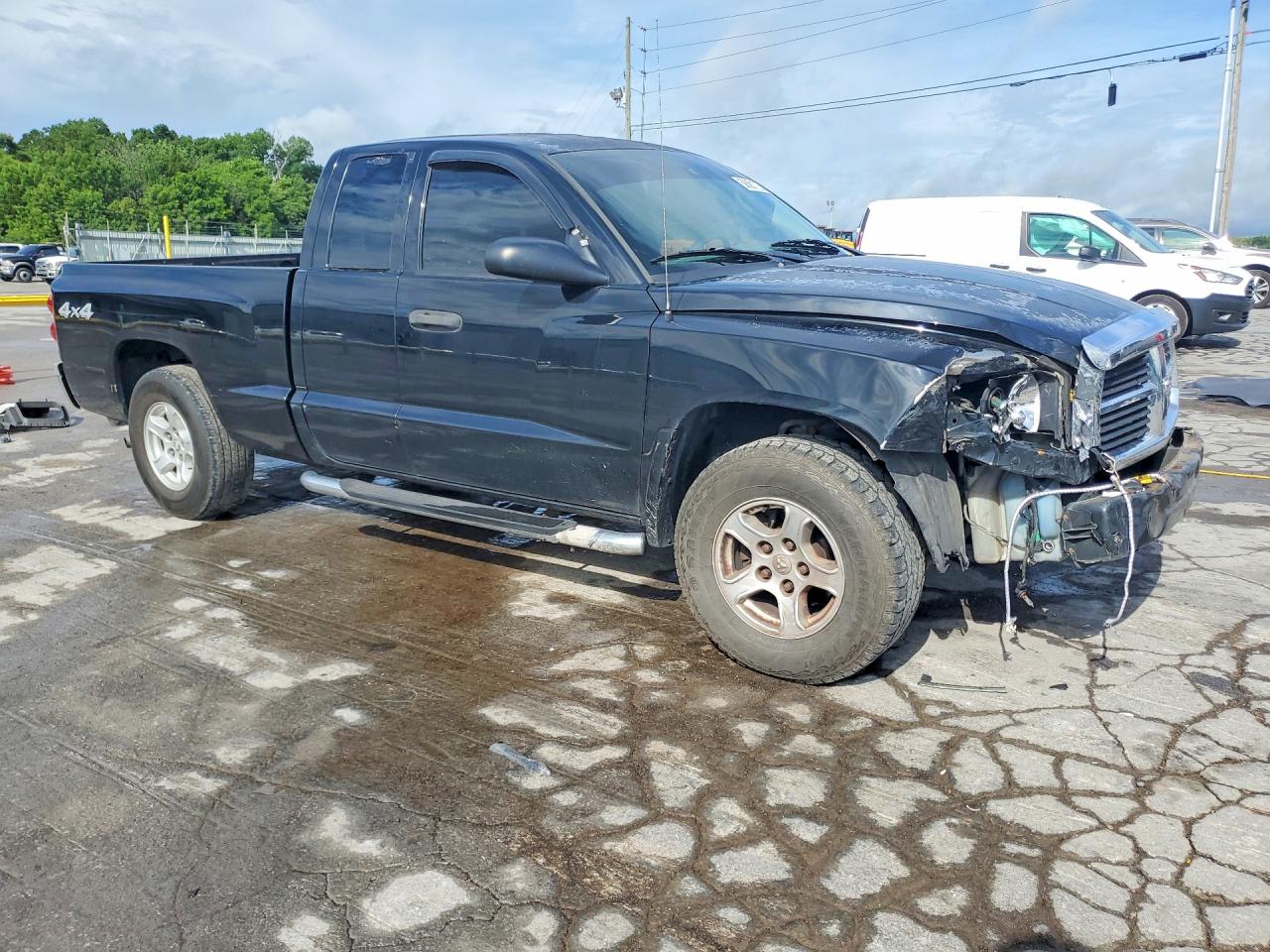2005 Dodge Dakota Slt Black vin: 1D7HW42N55S366006