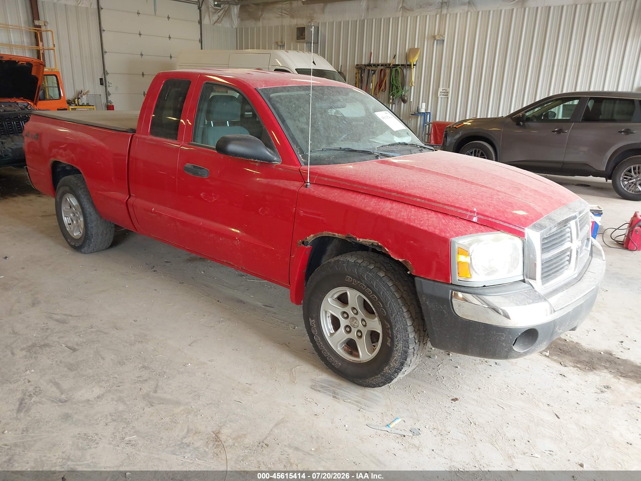 2005 Dodge Dakota Slt Red vin: 1D7HW42N65S147359