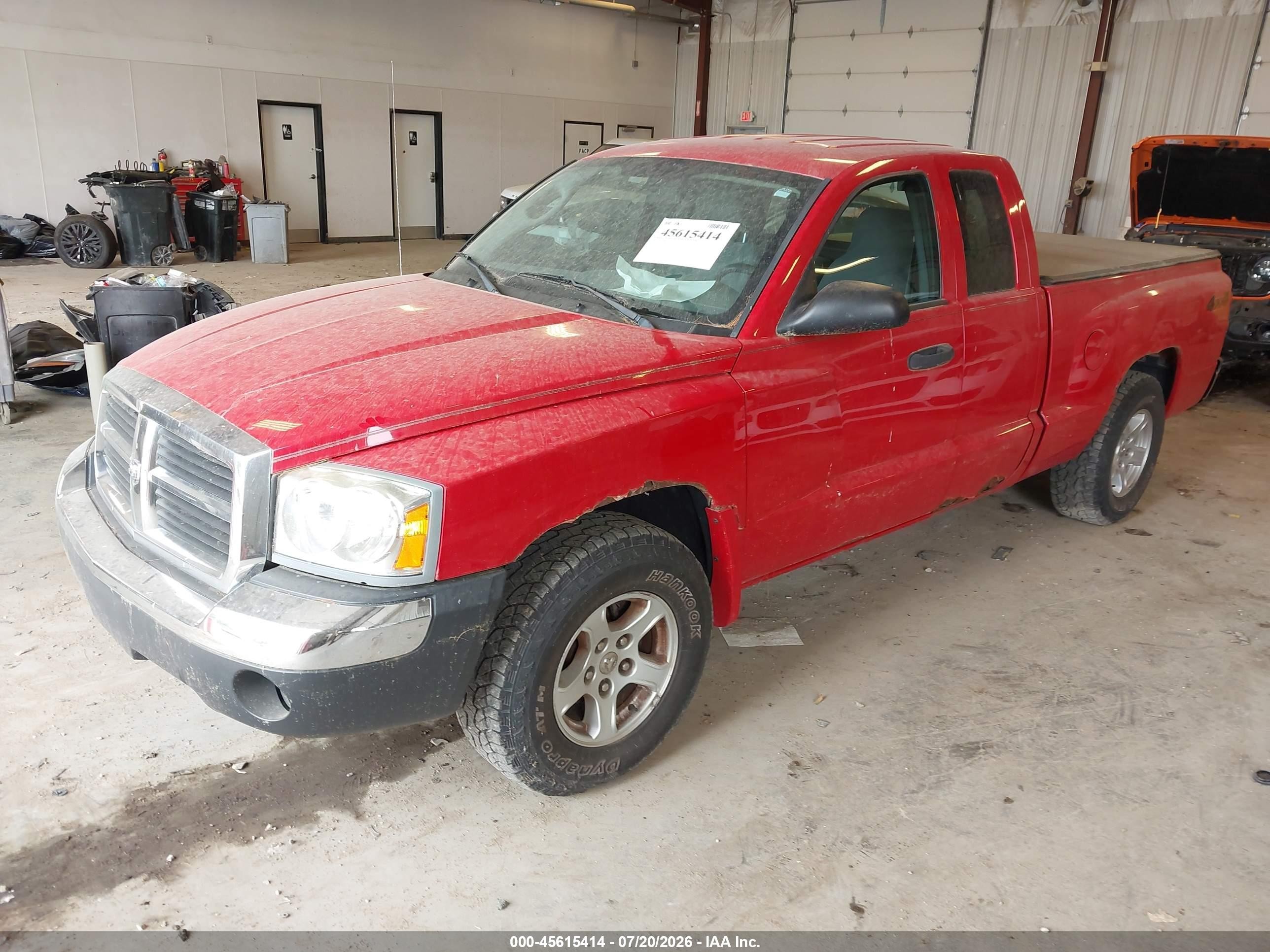 2005 Dodge Dakota Slt Red vin: 1D7HW42N65S147359