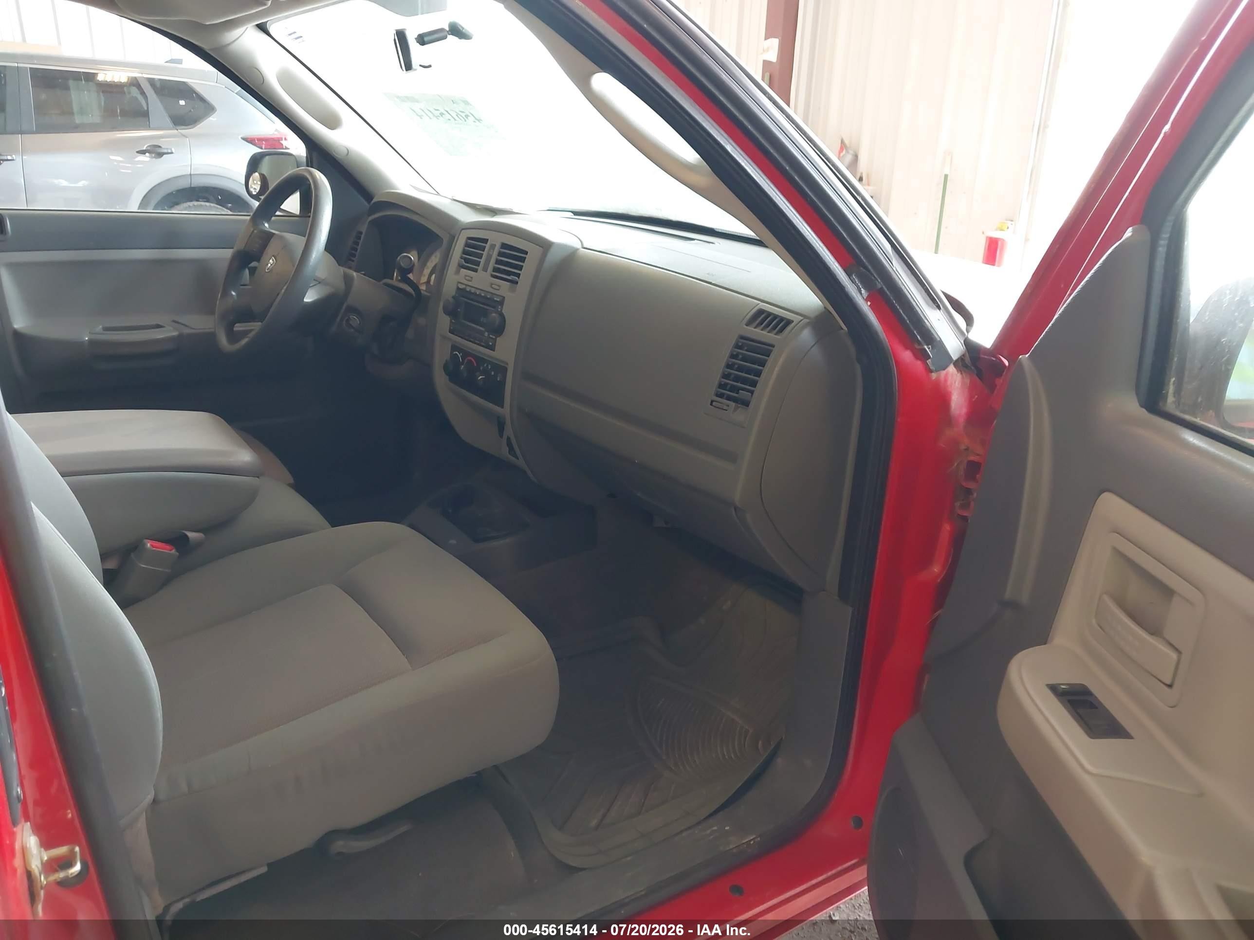 2005 Dodge Dakota Slt Red vin: 1D7HW42N65S147359