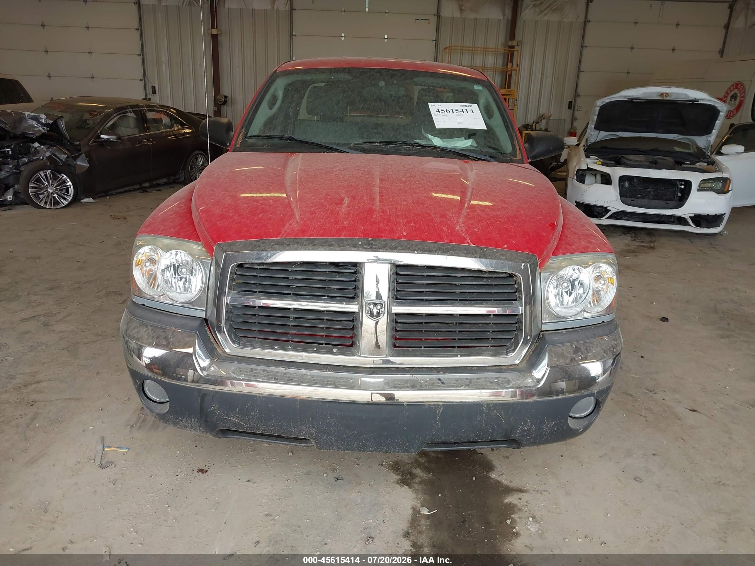 2005 Dodge Dakota Slt Red vin: 1D7HW42N65S147359