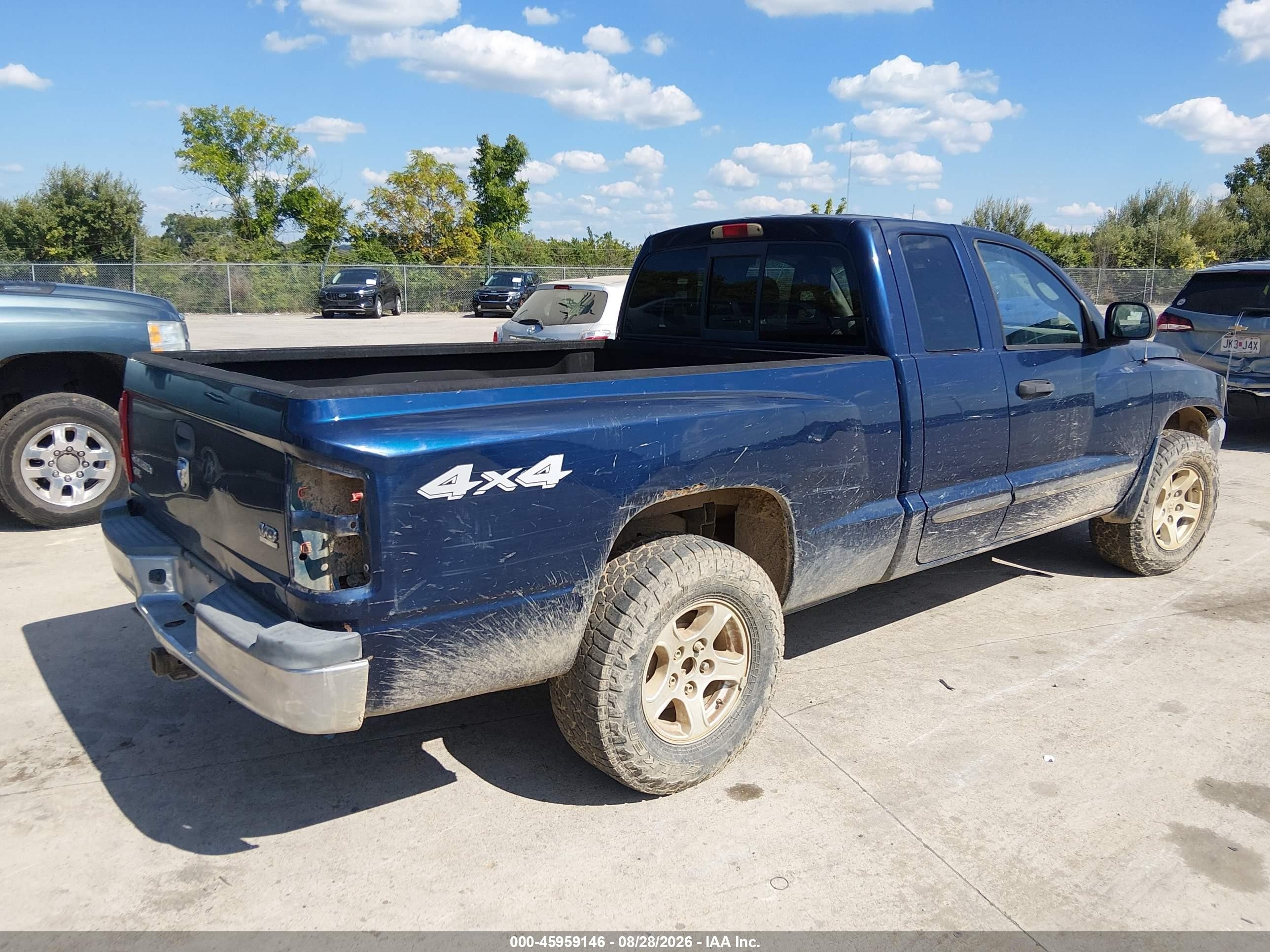 2006 Dodge Dakota Slt Blue vin: 1D7HW42N66S718432
