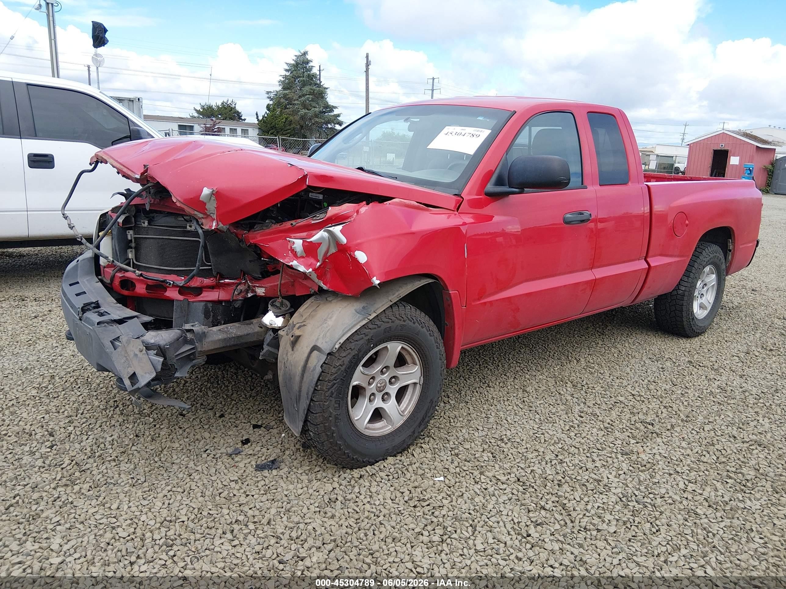 2005 Dodge Dakota Slt Red vin: 1D7HW42N95S179352