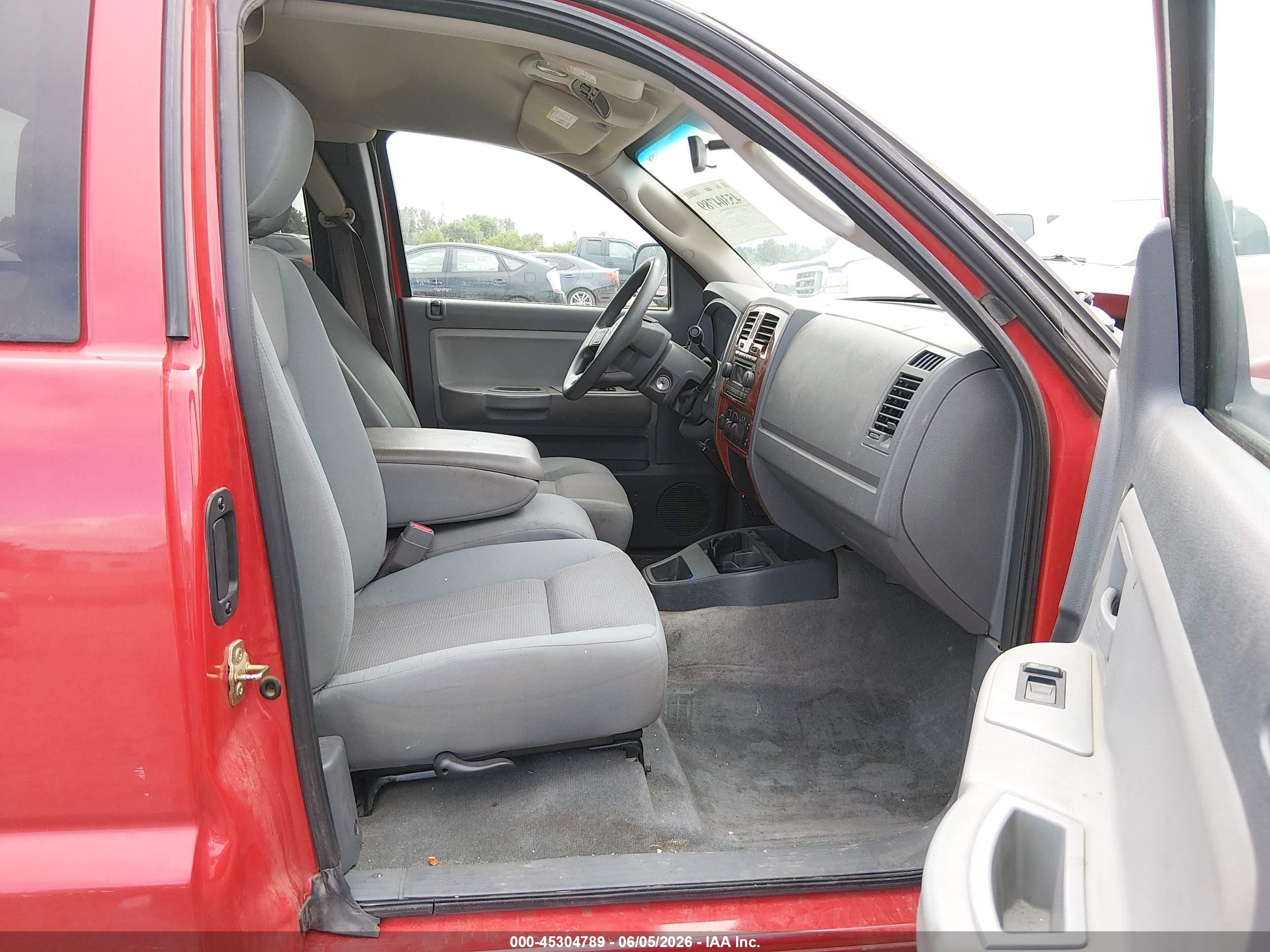 2005 Dodge Dakota Slt Red vin: 1D7HW42N95S179352