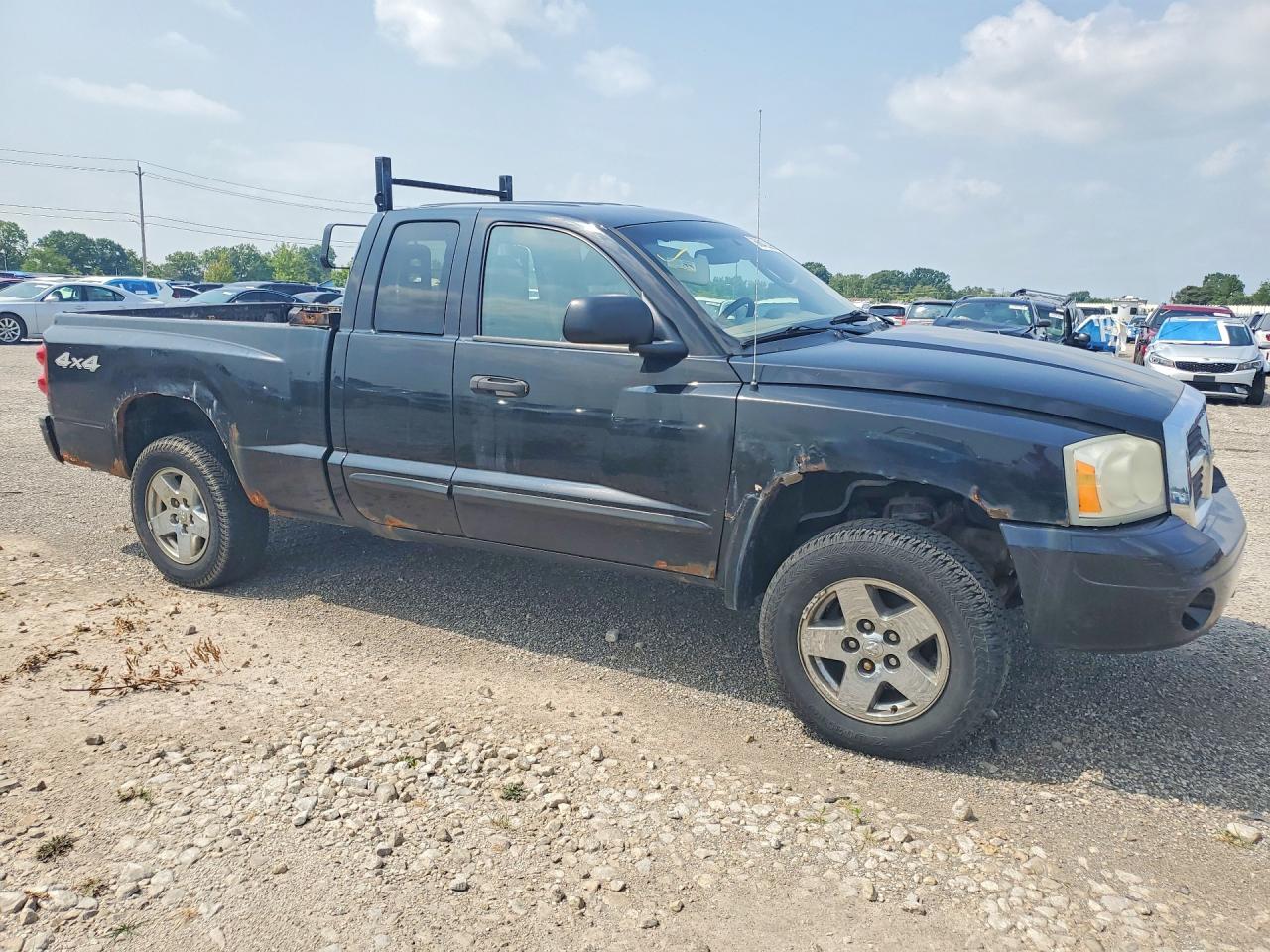 2005 Dodge Dakota Slt Black vin: 1D7HW42NX5S134646