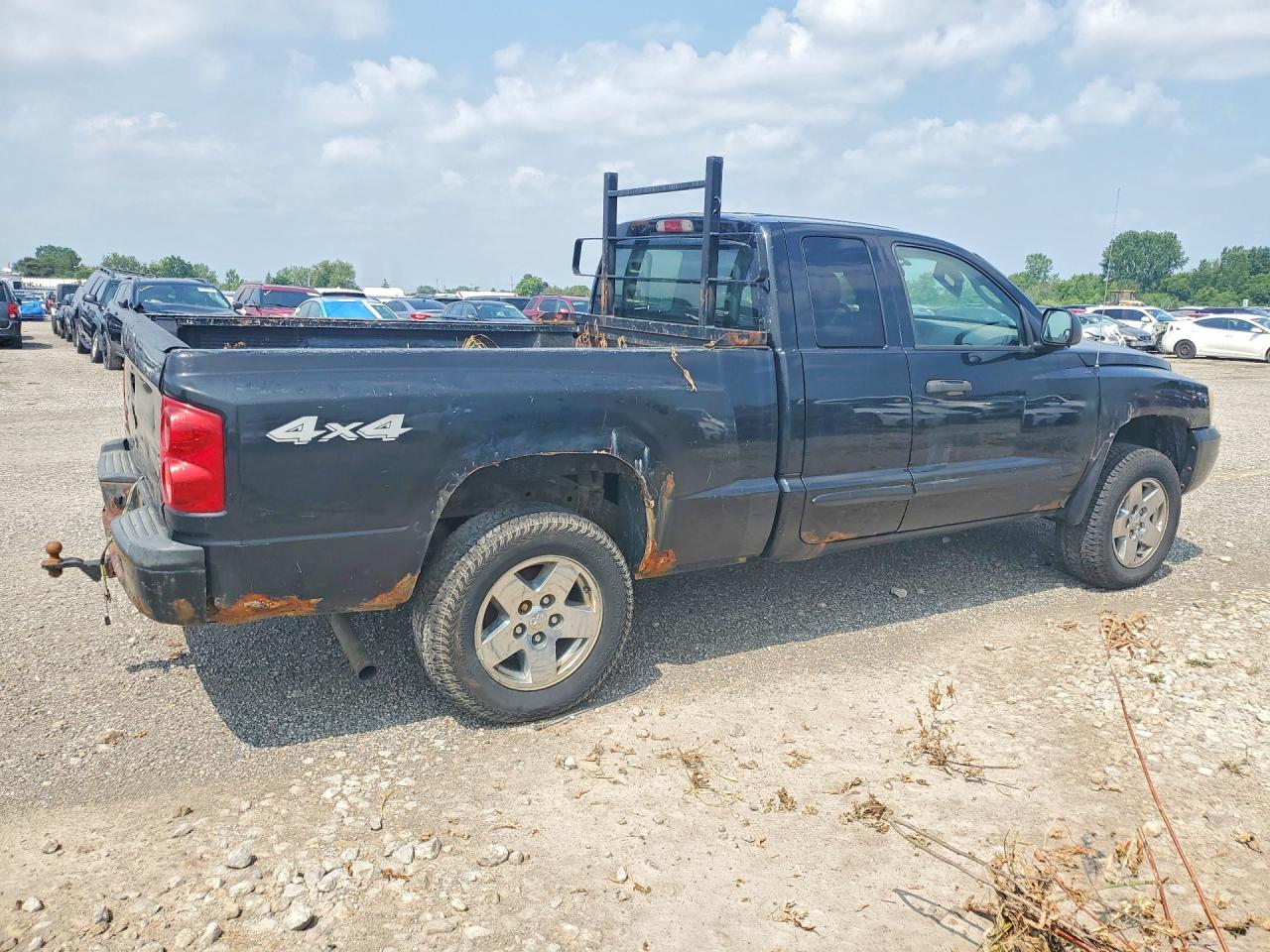 2005 Dodge Dakota Slt Black vin: 1D7HW42NX5S134646