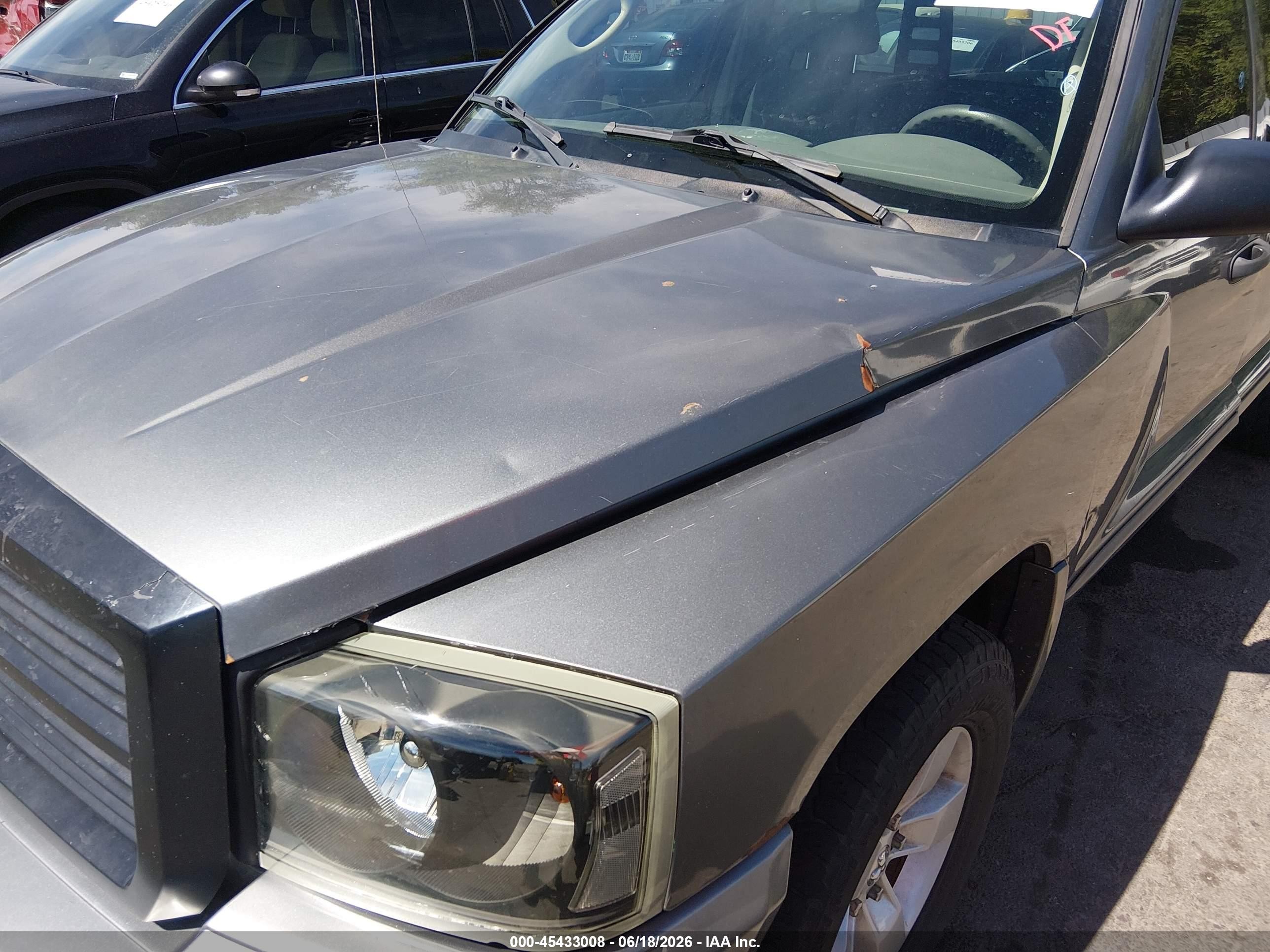 2005 Dodge Dakota Slt Silver vin: 1D7HW42NX5S248176