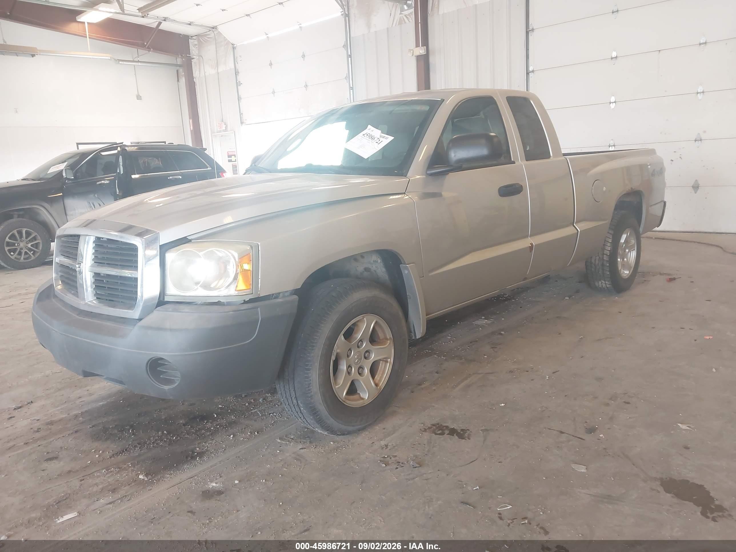 2007 Dodge Dakota Slt Gray vin: 1D7HW42P07S128889