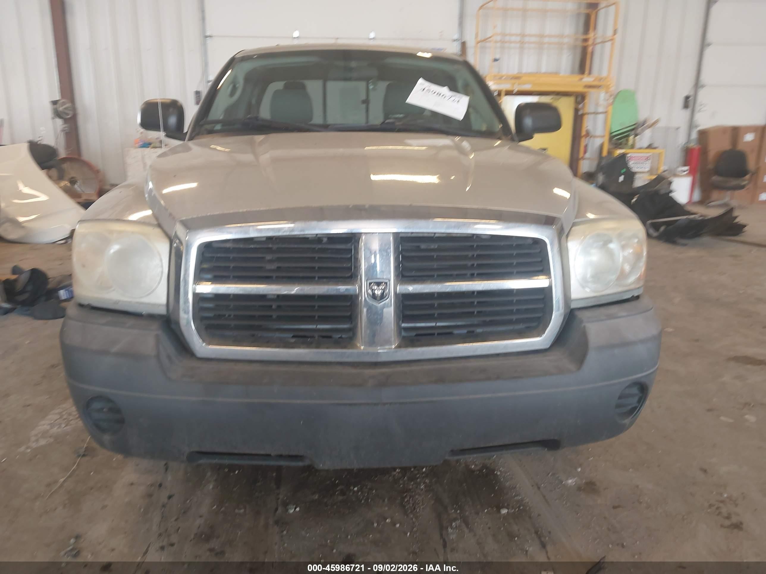 2007 Dodge Dakota Slt Gray vin: 1D7HW42P07S128889