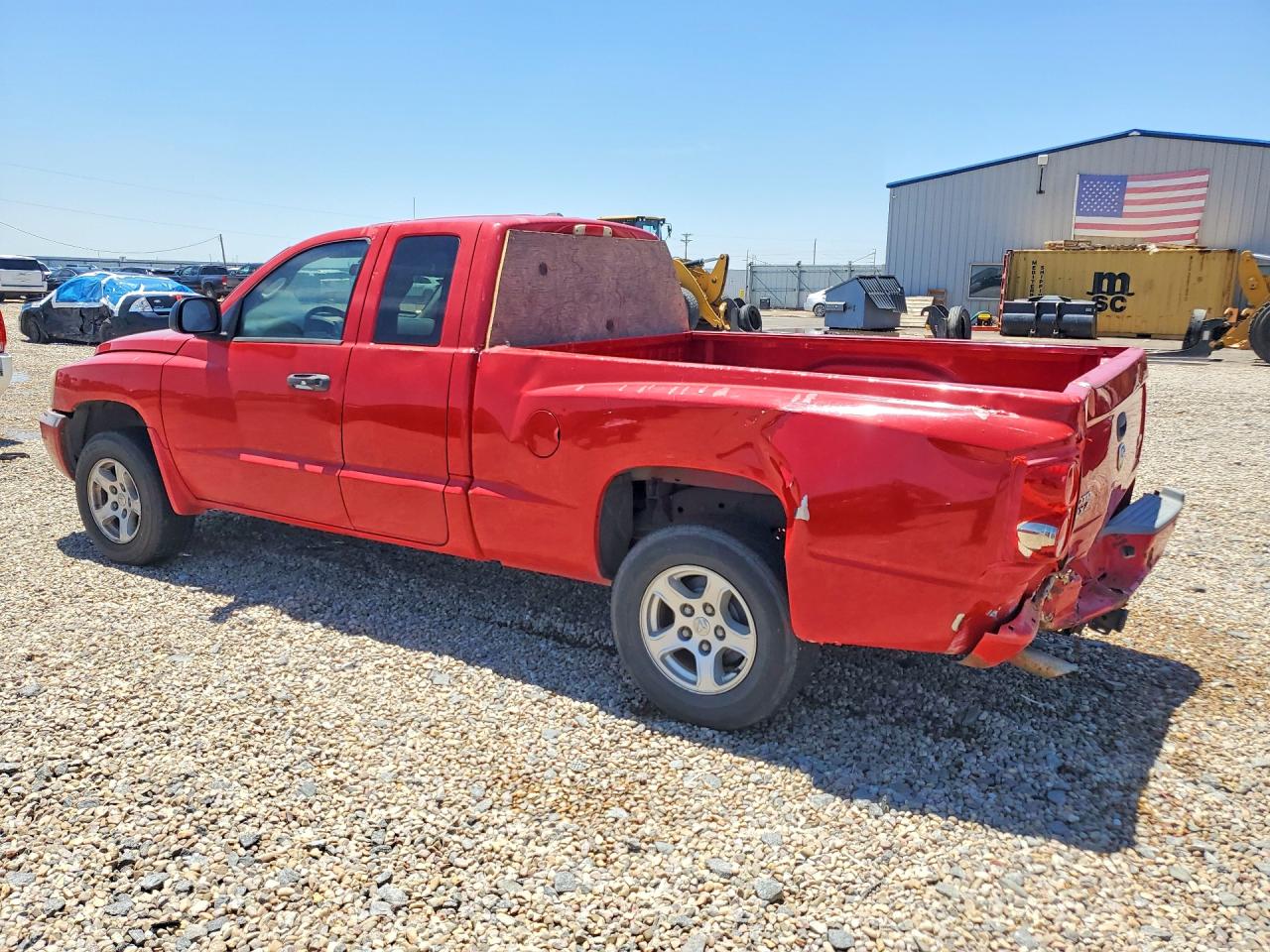 2007 Dodge Dakota Red vin: 1D7HW42P47S248582