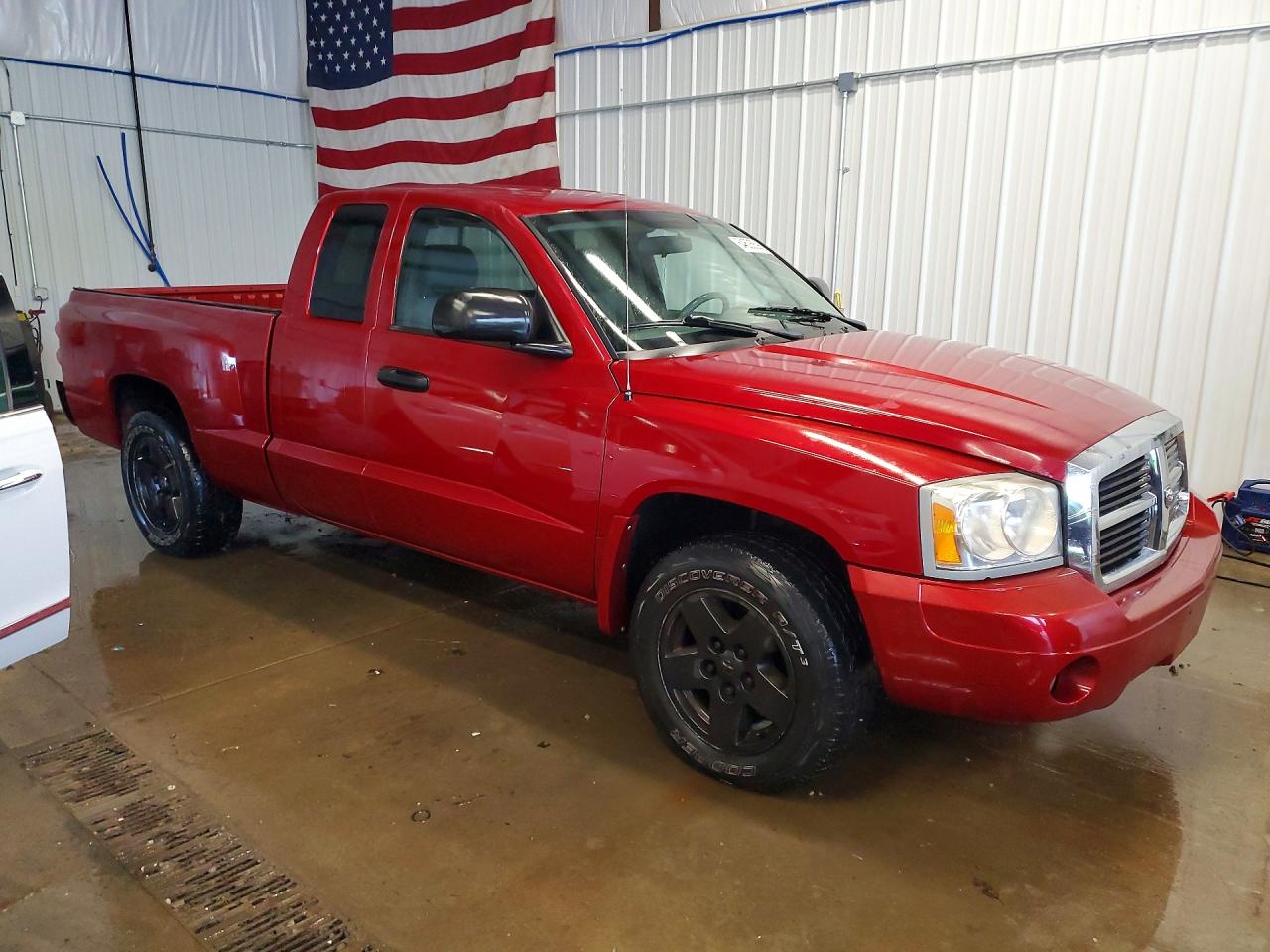 2007 Dodge Dakota Slt Red vin: 1D7HW42P57S268100