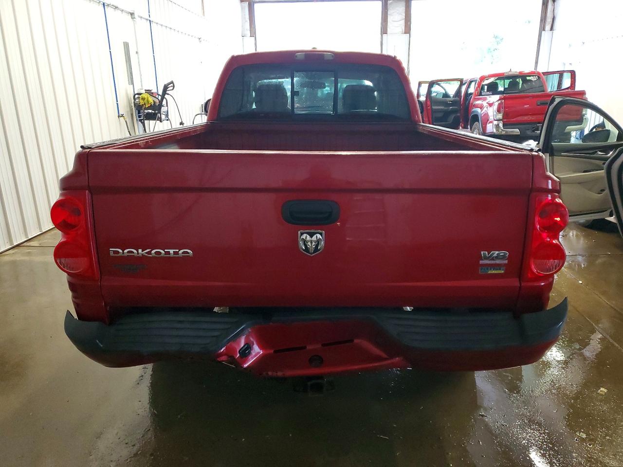 2007 Dodge Dakota Slt Red vin: 1D7HW42P57S268100
