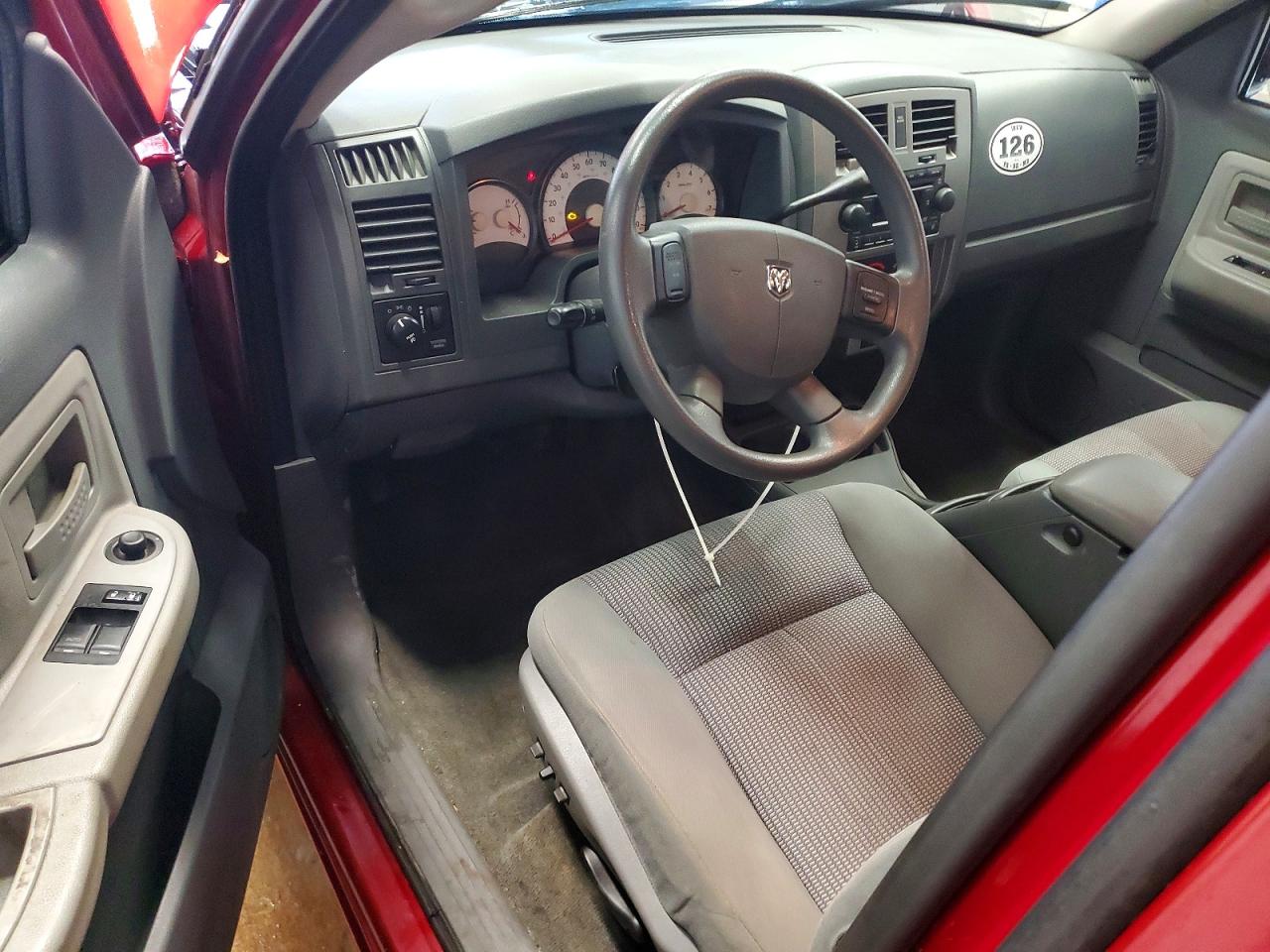 2007 Dodge Dakota Slt Red vin: 1D7HW42P57S268100