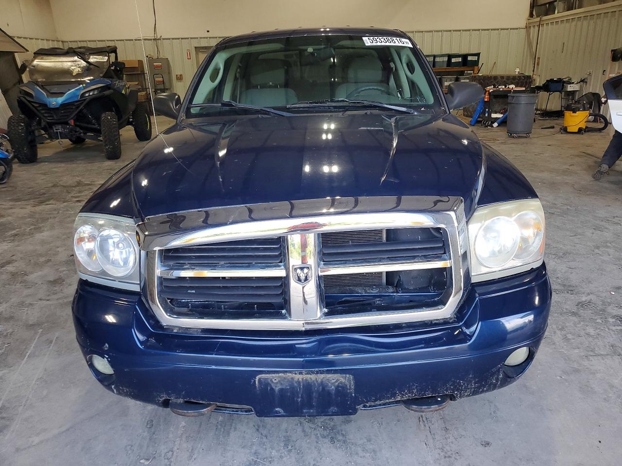 2007 Dodge Dakota Quad Slt Синий vin: 1D7HW48J37S192928