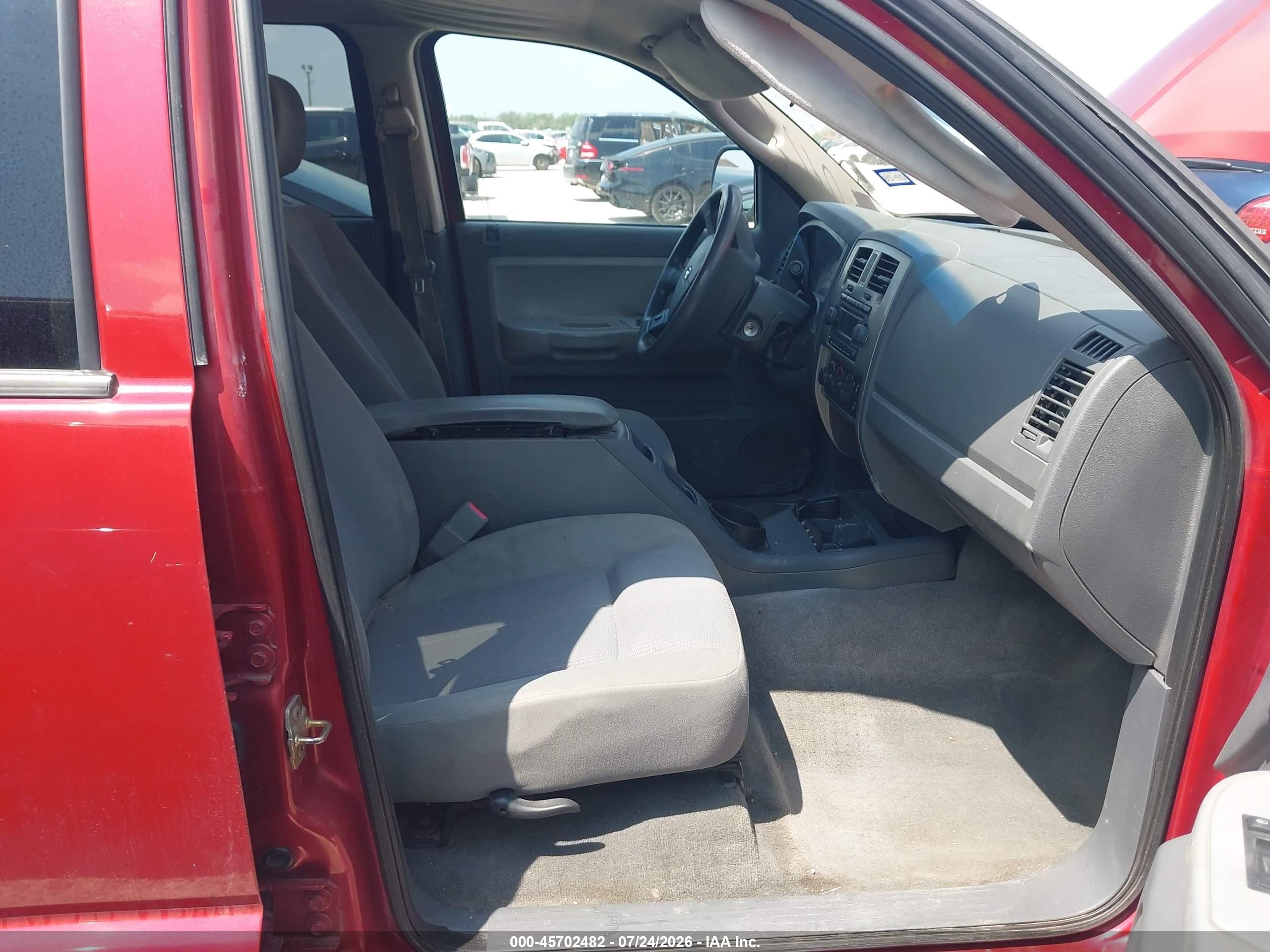 2006 Dodge Dakota Slt Burgundy vin: 1D7HW48J56S584520