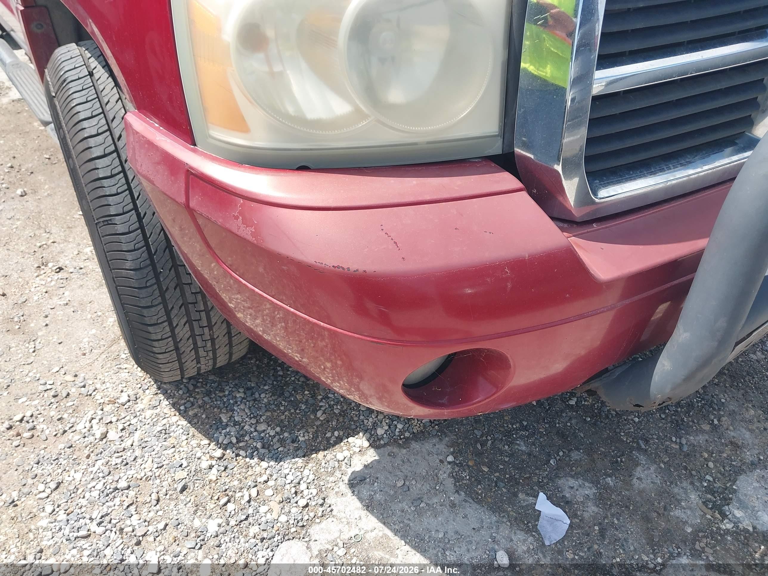 2006 Dodge Dakota Slt Burgundy vin: 1D7HW48J56S584520