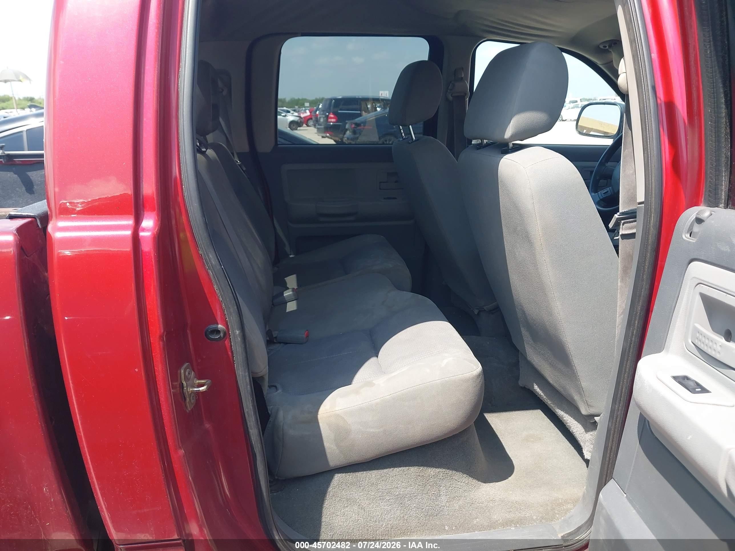 2006 Dodge Dakota Slt Burgundy vin: 1D7HW48J56S584520