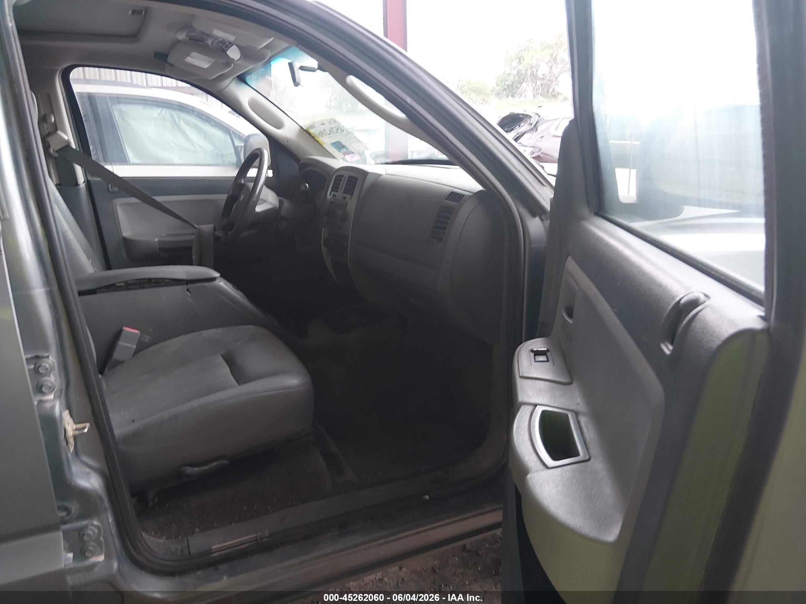 2007 Dodge Dakota Slt Gray vin: 1D7HW48J57S119723