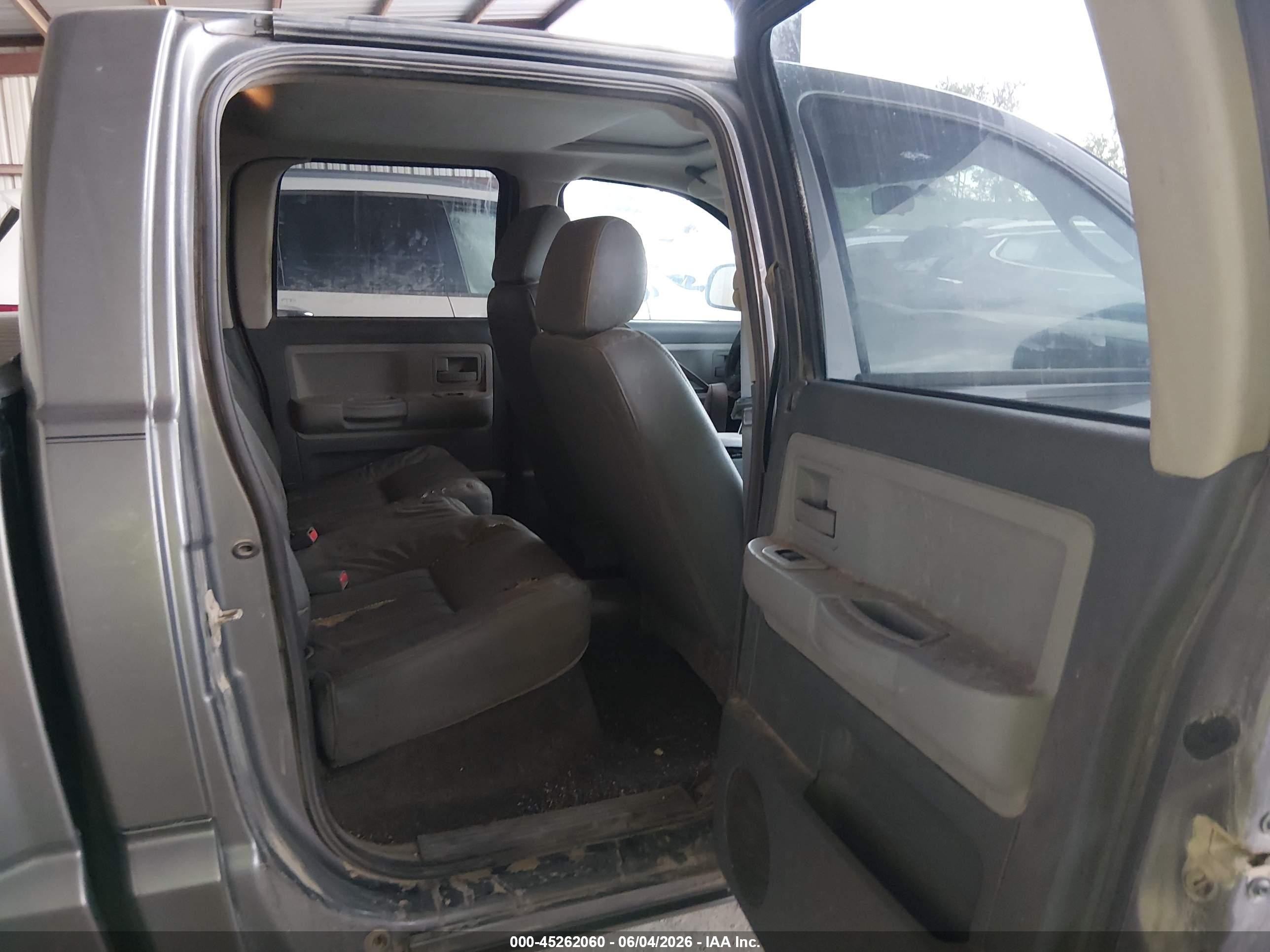 2007 Dodge Dakota Slt Gray vin: 1D7HW48J57S119723