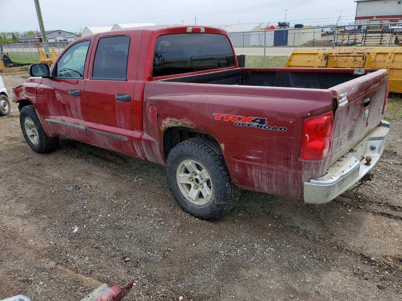 2006 Dodge Dakota Quad Slt Red vin: 1D7HW48J96S541296