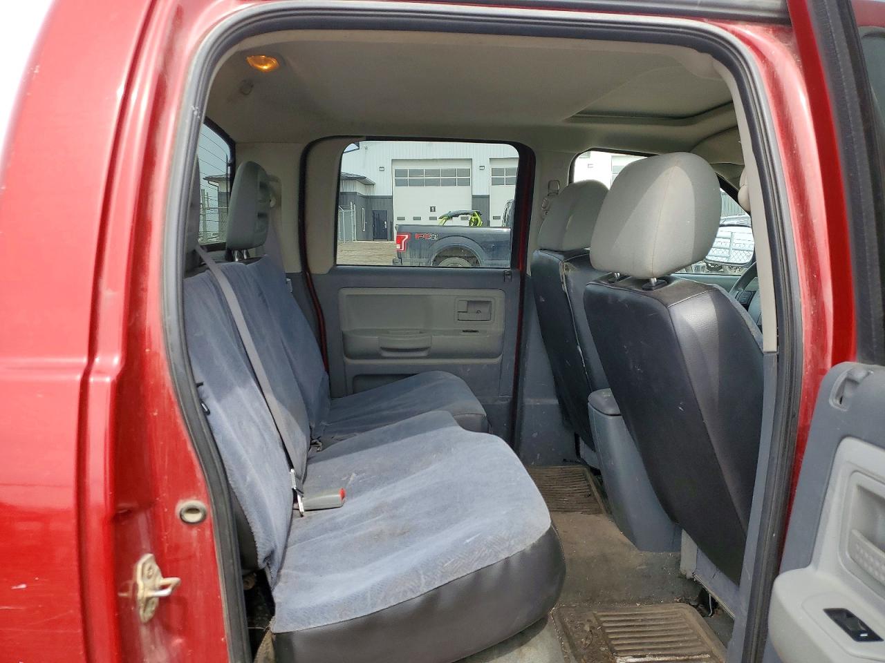 2006 Dodge Dakota Quad Slt Red vin: 1D7HW48J96S541296