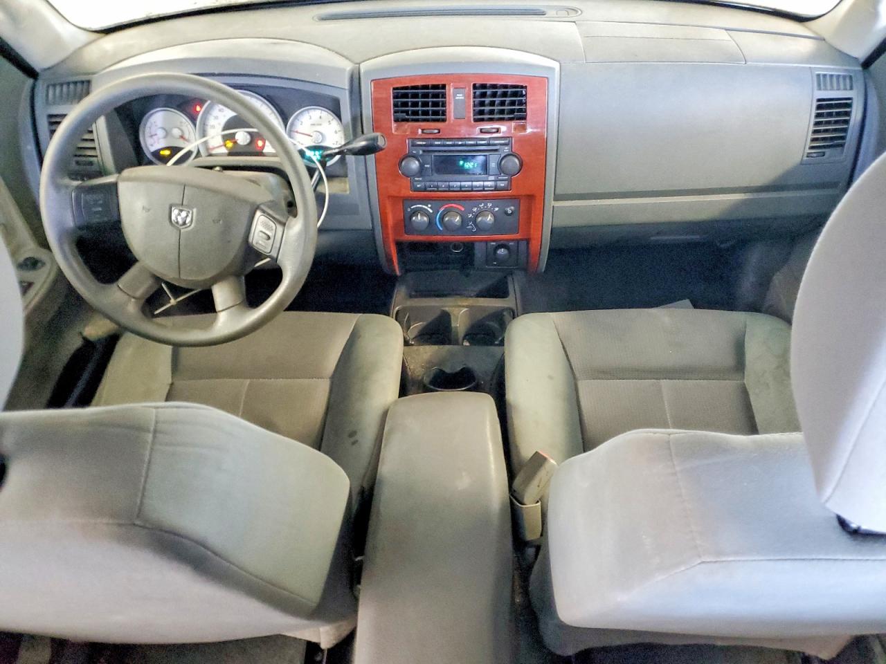 2005 Dodge Dakota Quad Slt Silver vin: 1D7HW48K05S290787