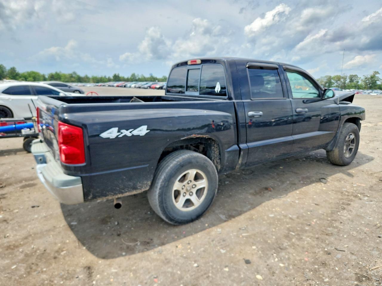 2005 Dodge Dakota Black vin: 1D7HW48K25S338466