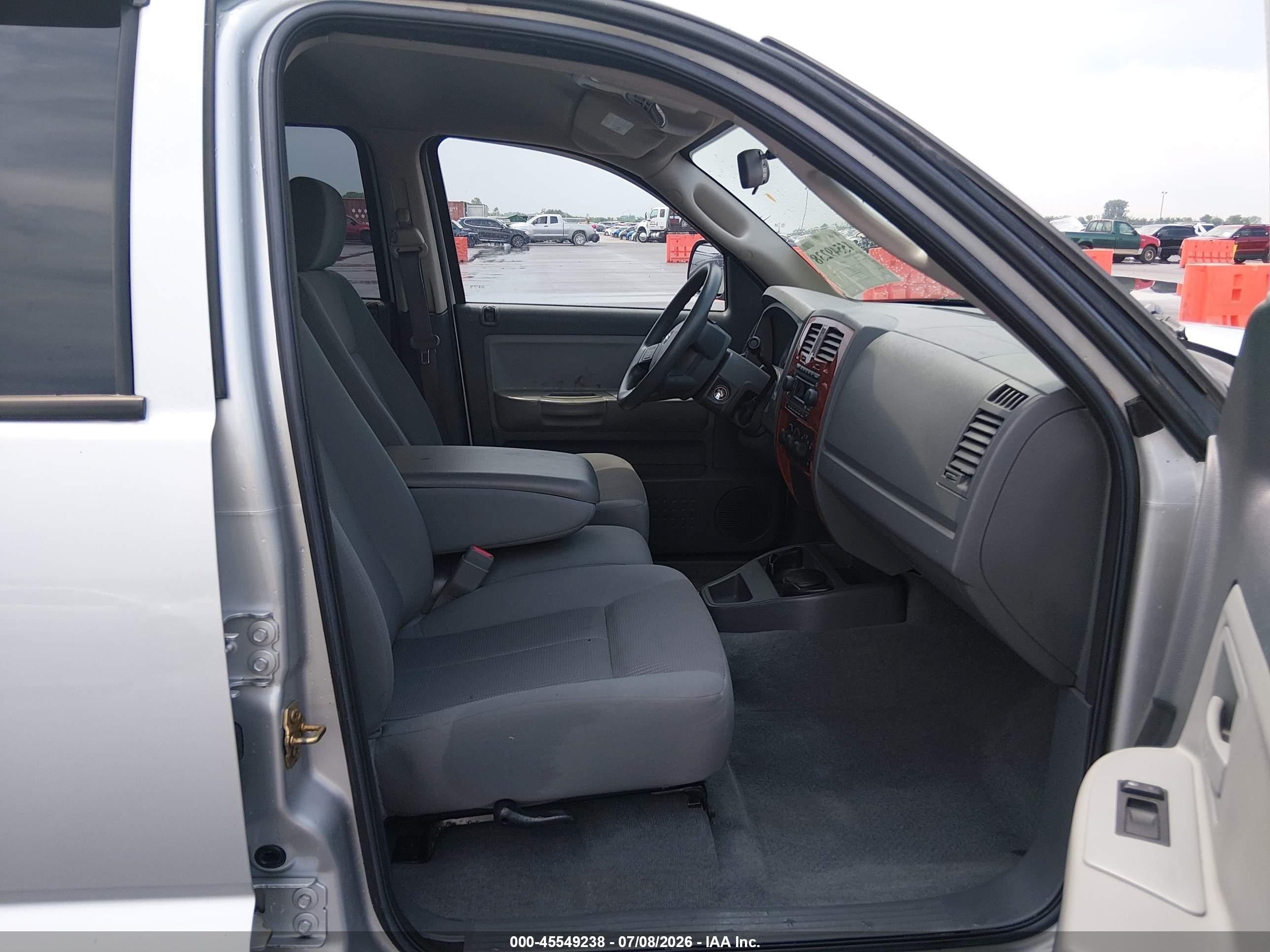 2005 Dodge Dakota Slt Silver vin: 1D7HW48K95S289590