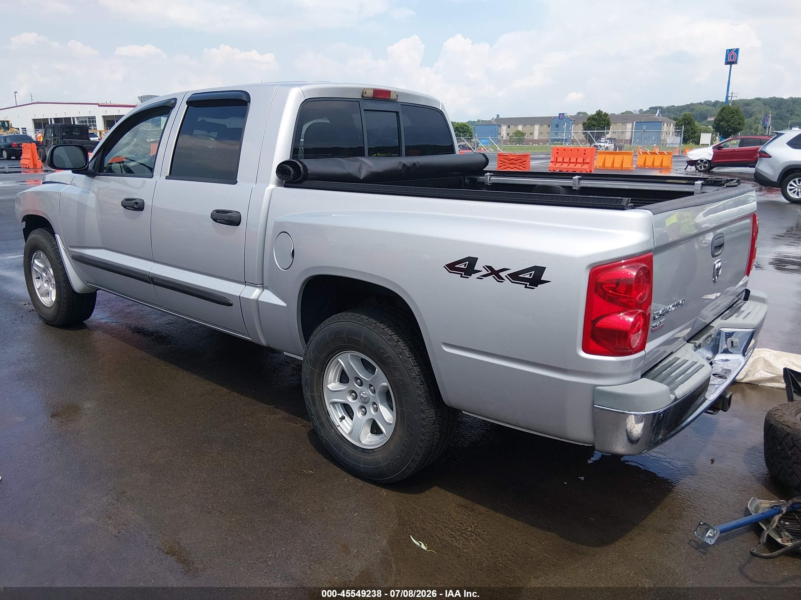 2005 Dodge Dakota Slt Silver vin: 1D7HW48K95S289590