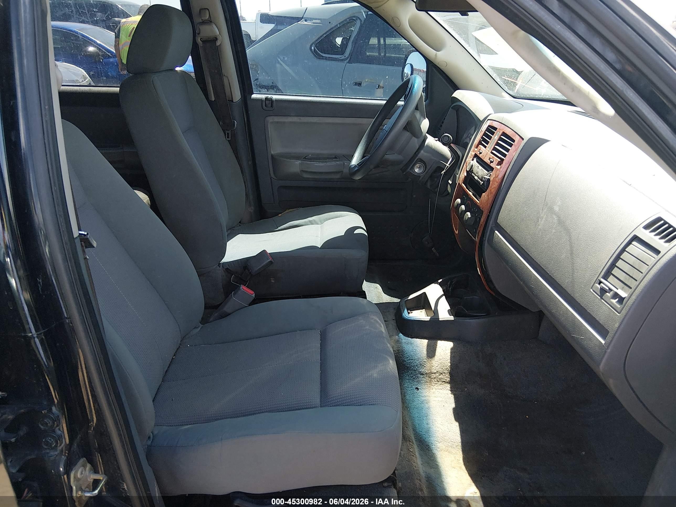 2005 Dodge Dakota Slt Черный vin: 1D7HW48N05S315648