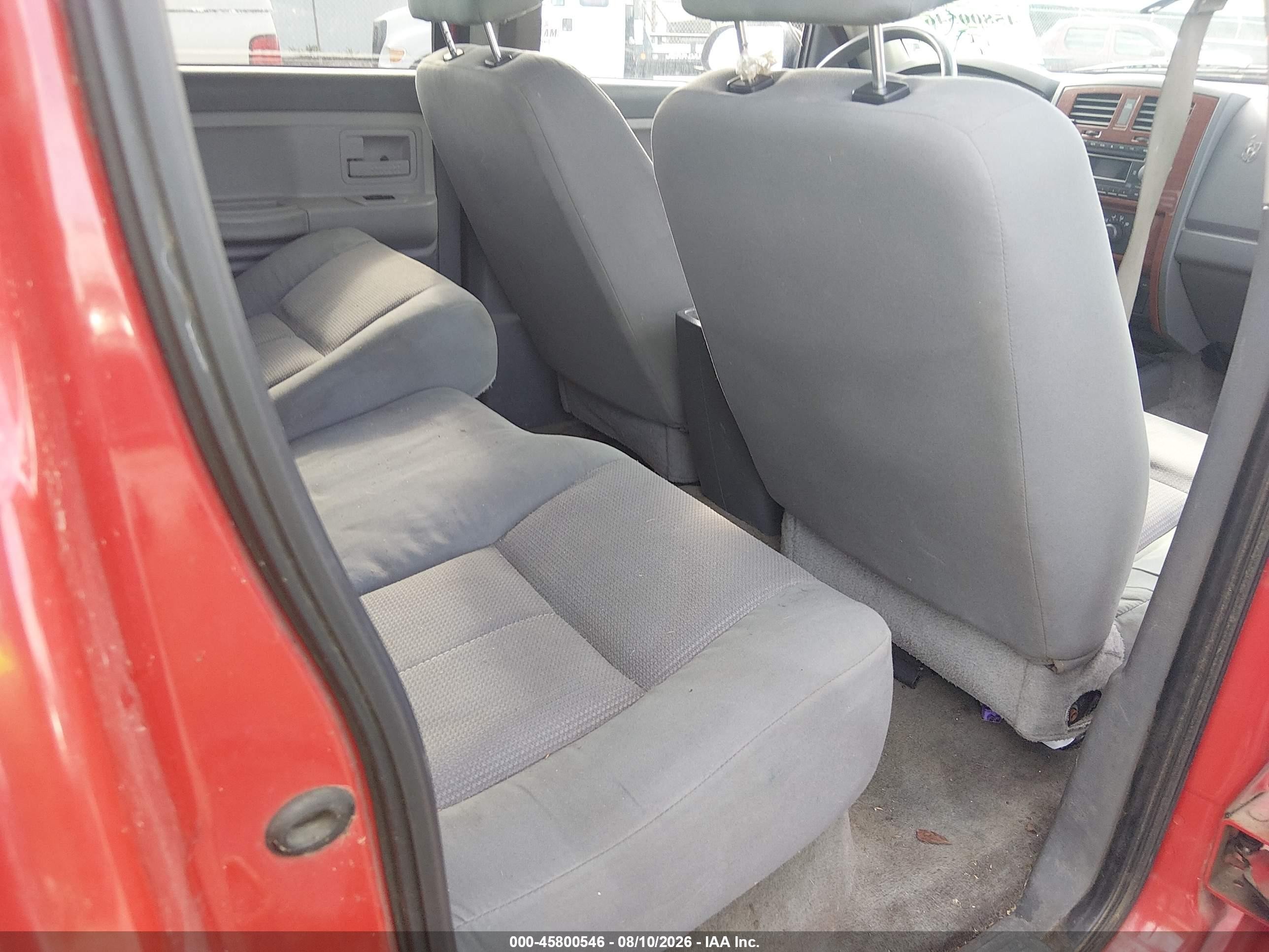2005 Dodge Dakota Slt Красный vin: 1D7HW48N05S338427