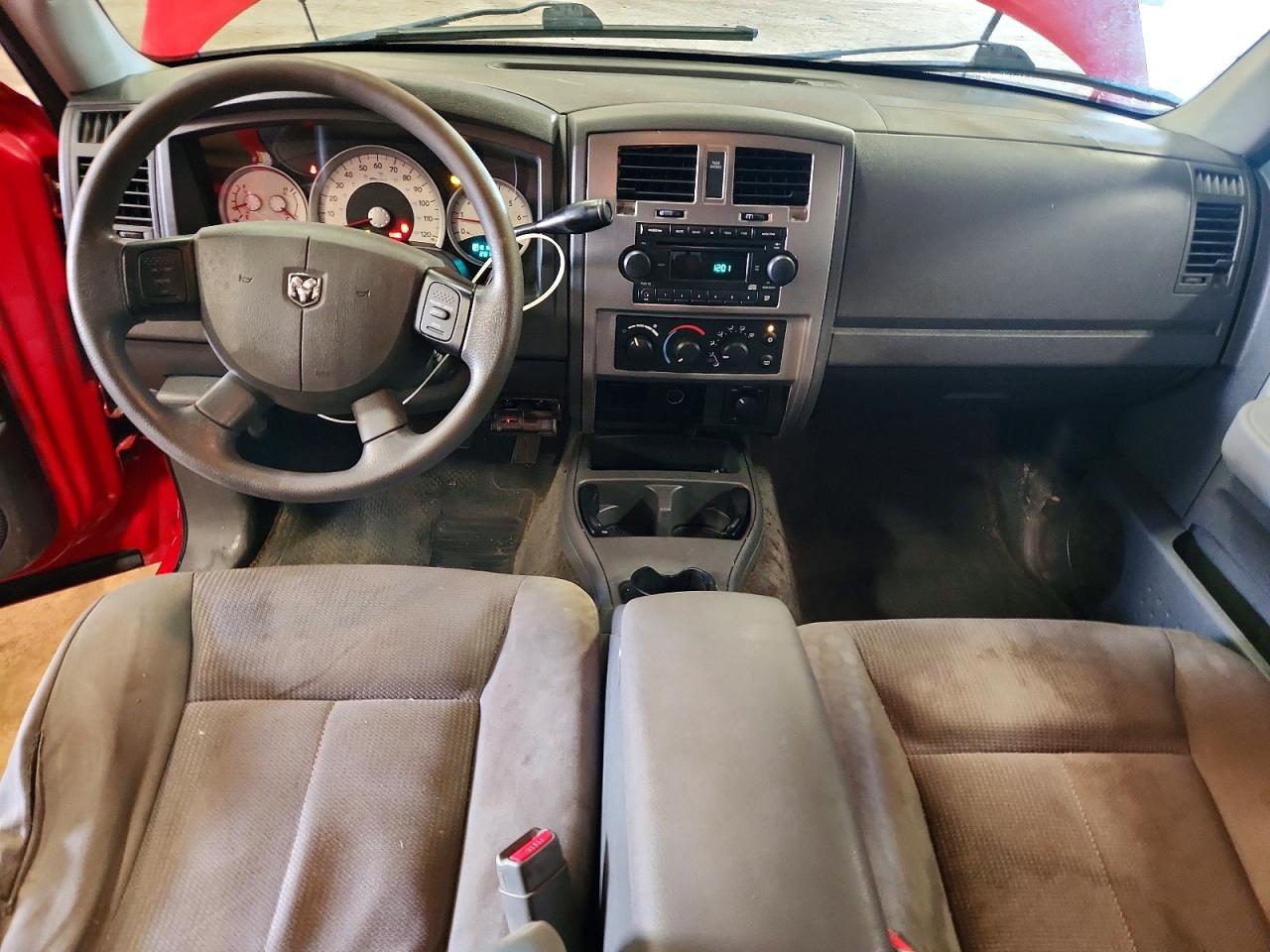 2006 Dodge Dakota Quad Slt Red vin: 1D7HW48N06S561388