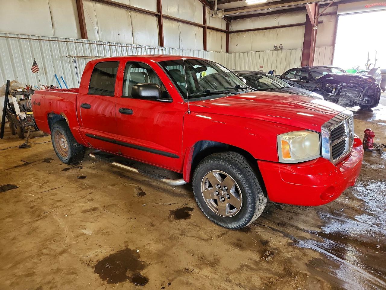 2006 Dodge Dakota Quad Slt Red vin: 1D7HW48N06S561388